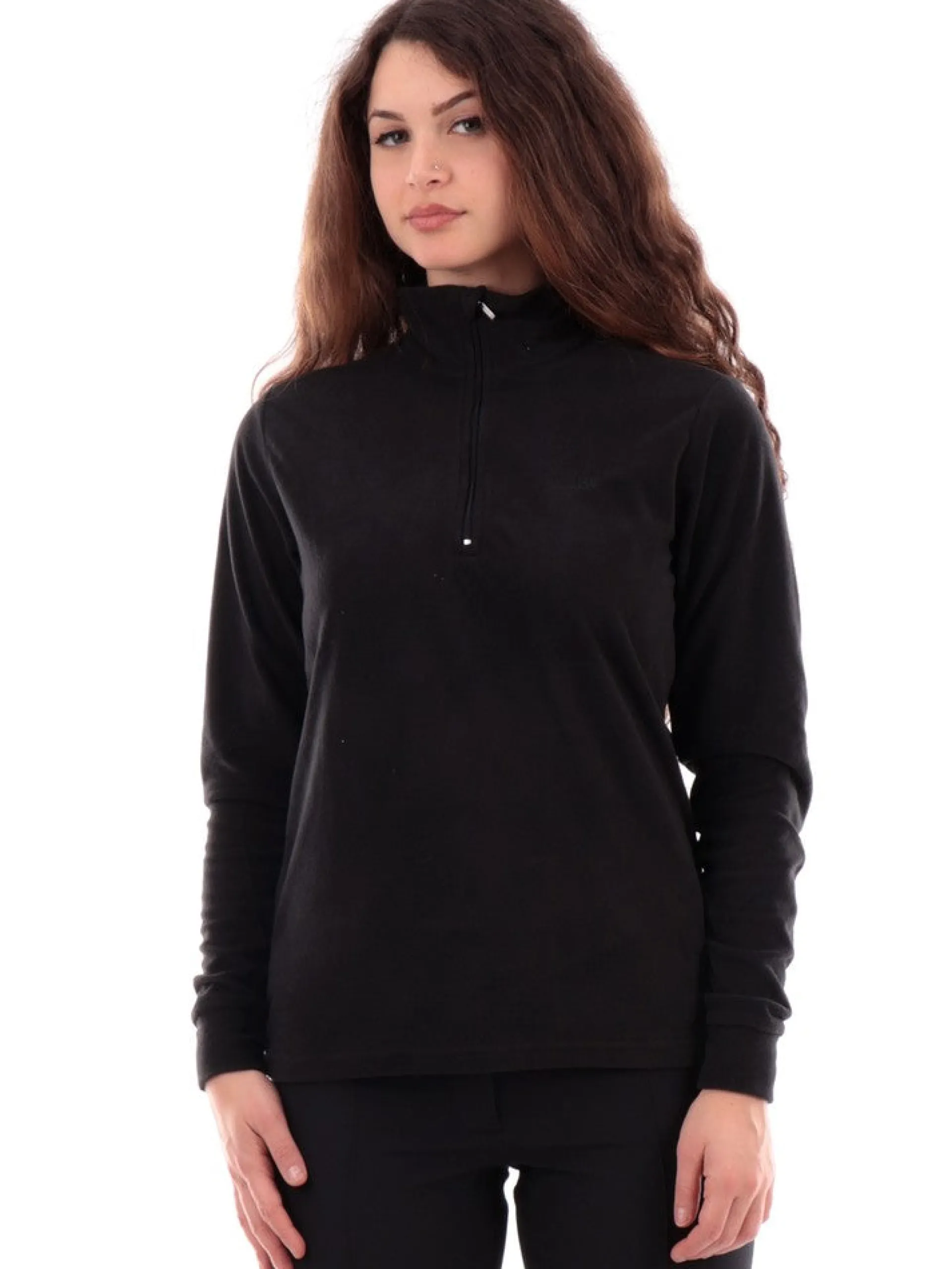 ASTROLABIO Abbigliamento*Pile da donna nero A48NTS252F
