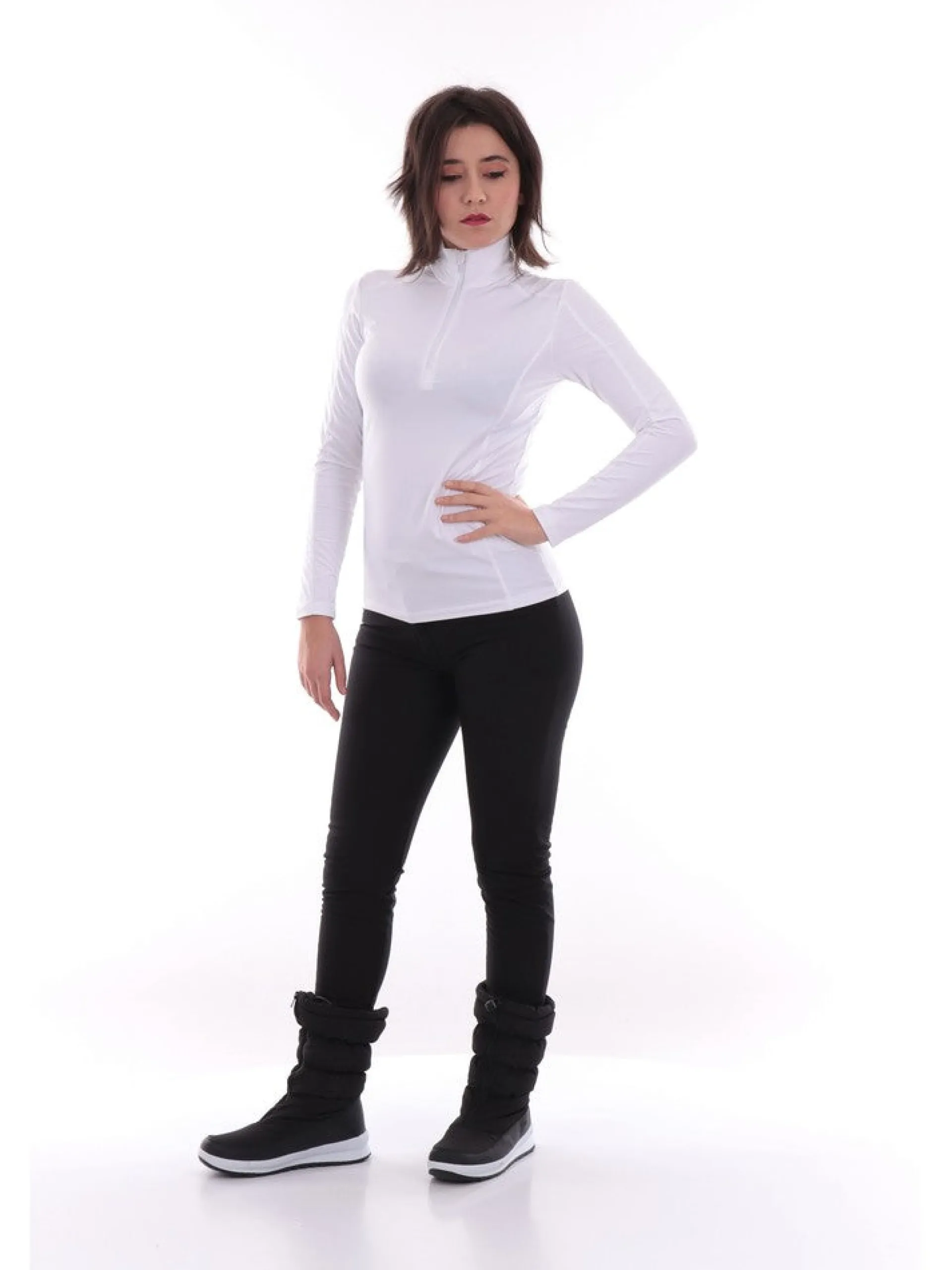 CMP Abbigliamento*Pile bianco da donna 30L1086