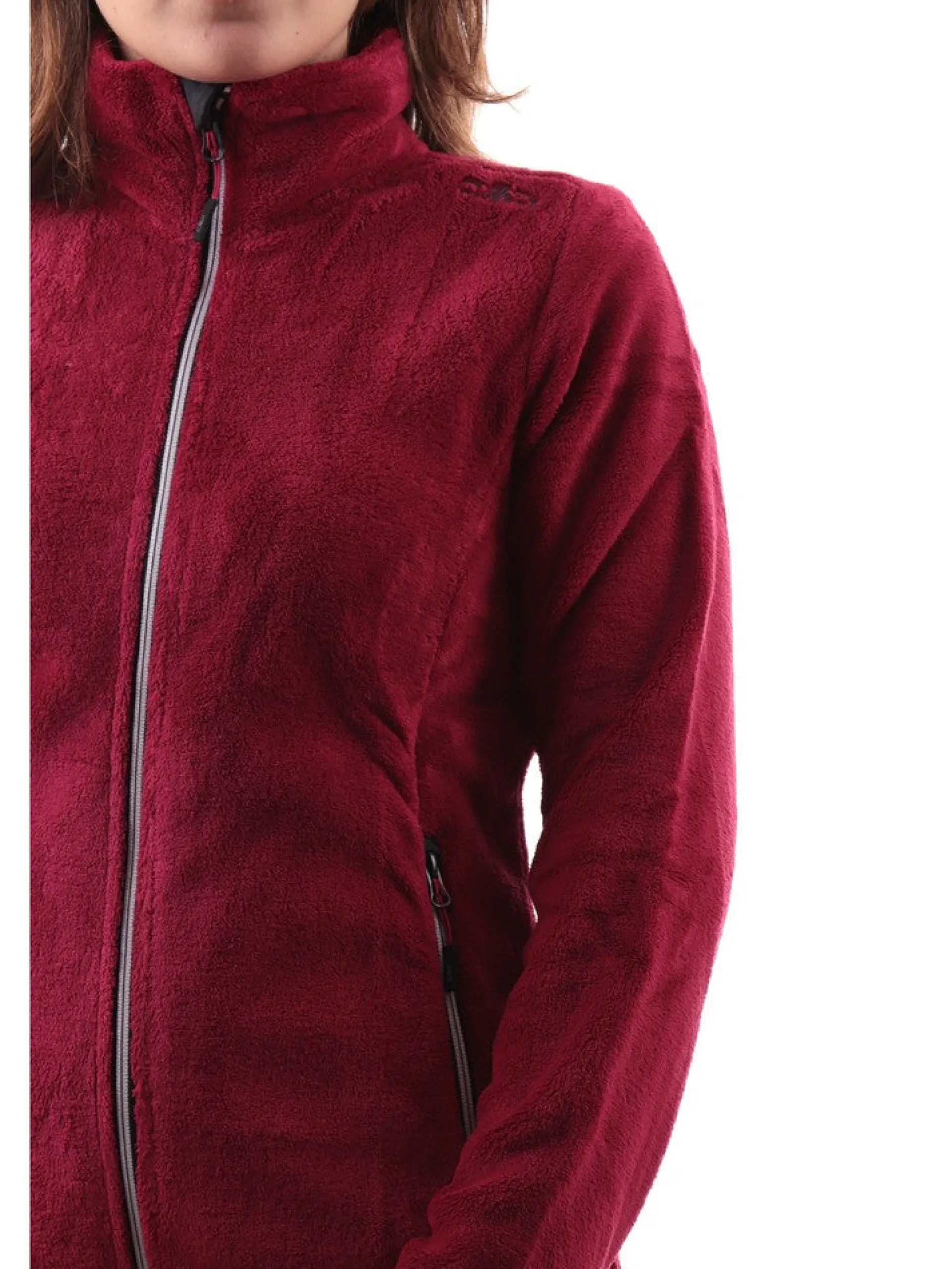 CMP Abbigliamento*Pile bordeaux da donna 38P1536