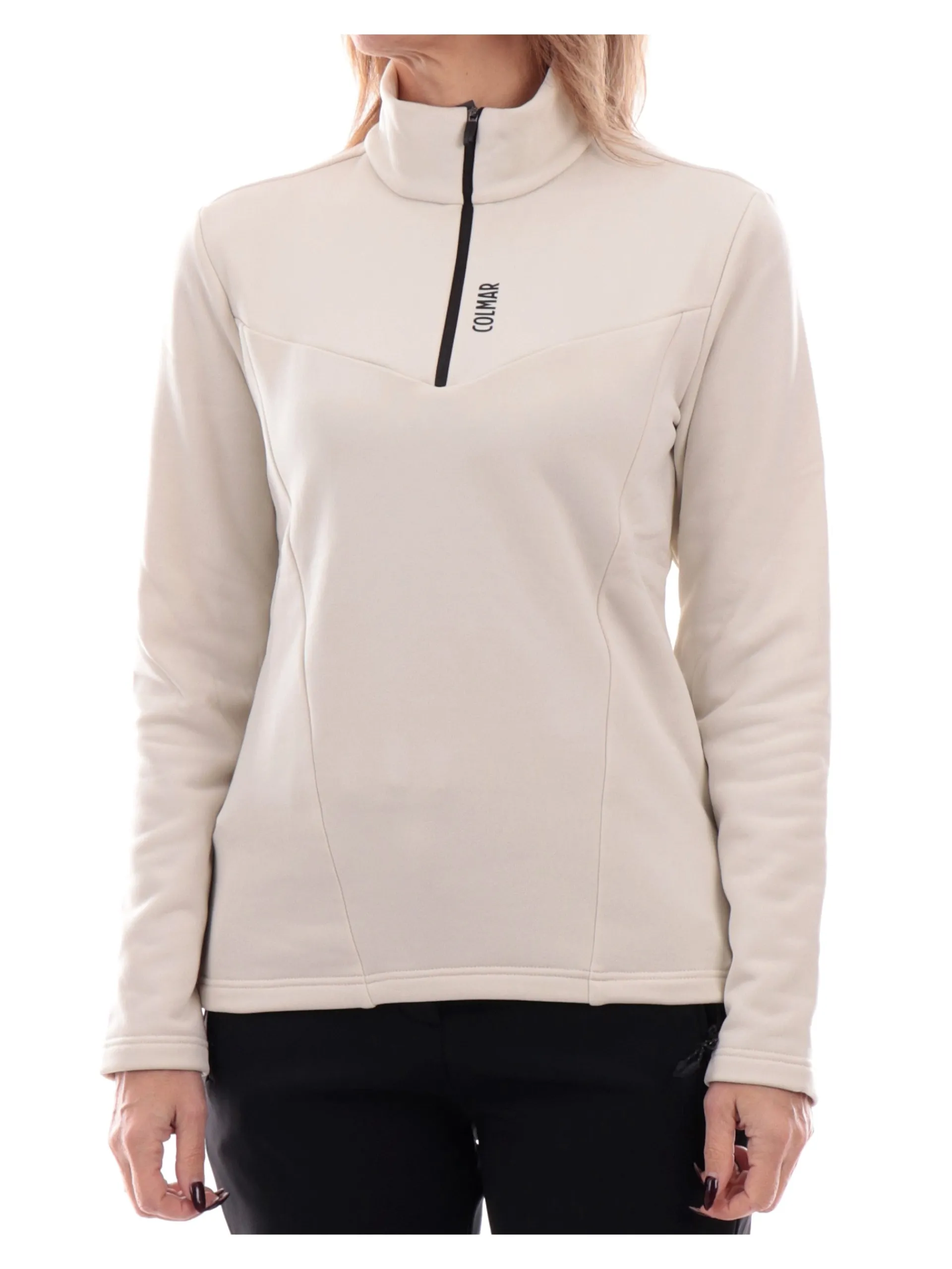 COLMAR NEVE E OUTDOOR Abbigliamento|Maglie*Pile neve Colmar bianco avorio da donna 93345WU