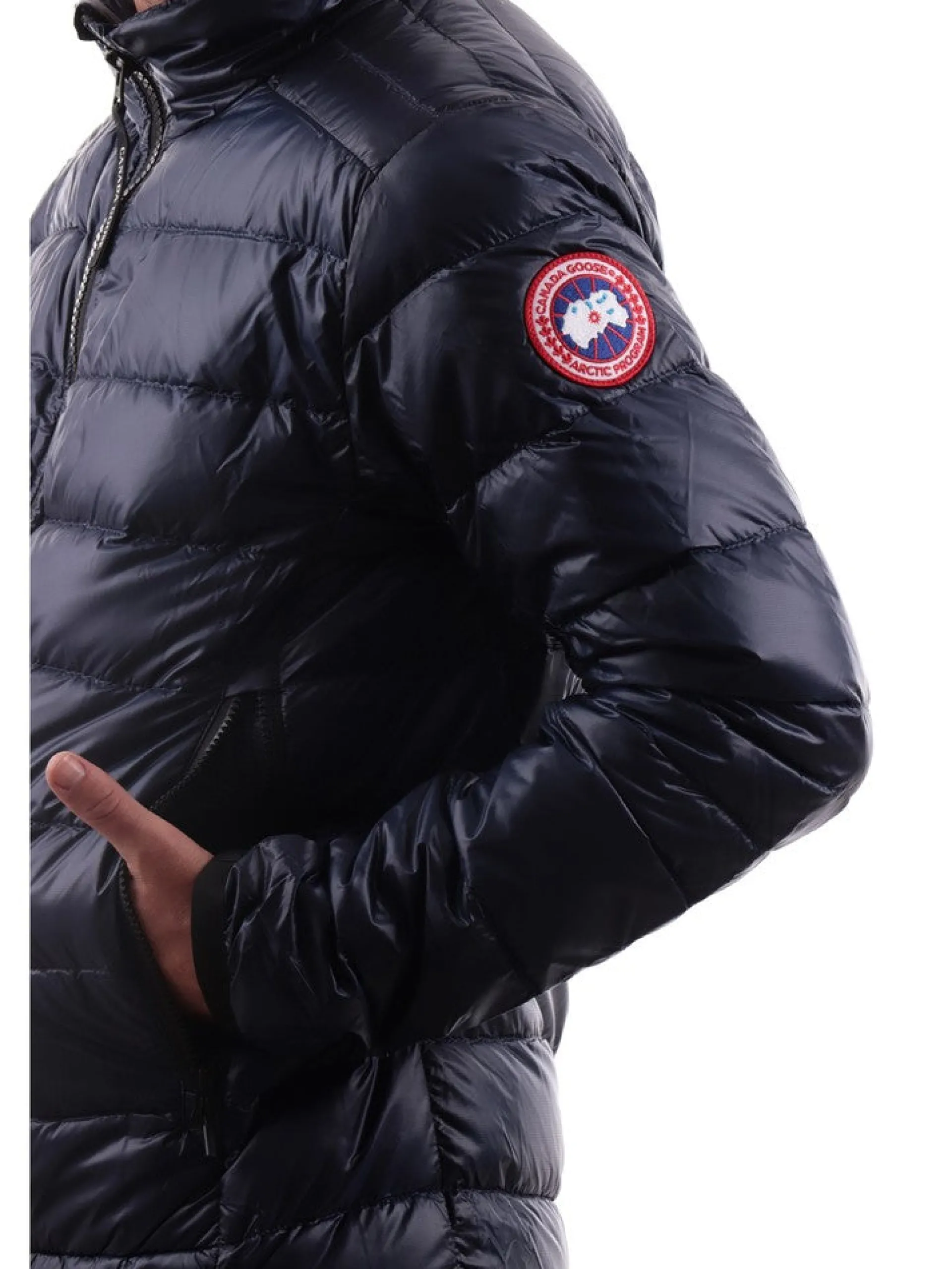 CANADA GOOSE Giubbini*Piumino Blu da Uomo Crofton Jacket 2228M63