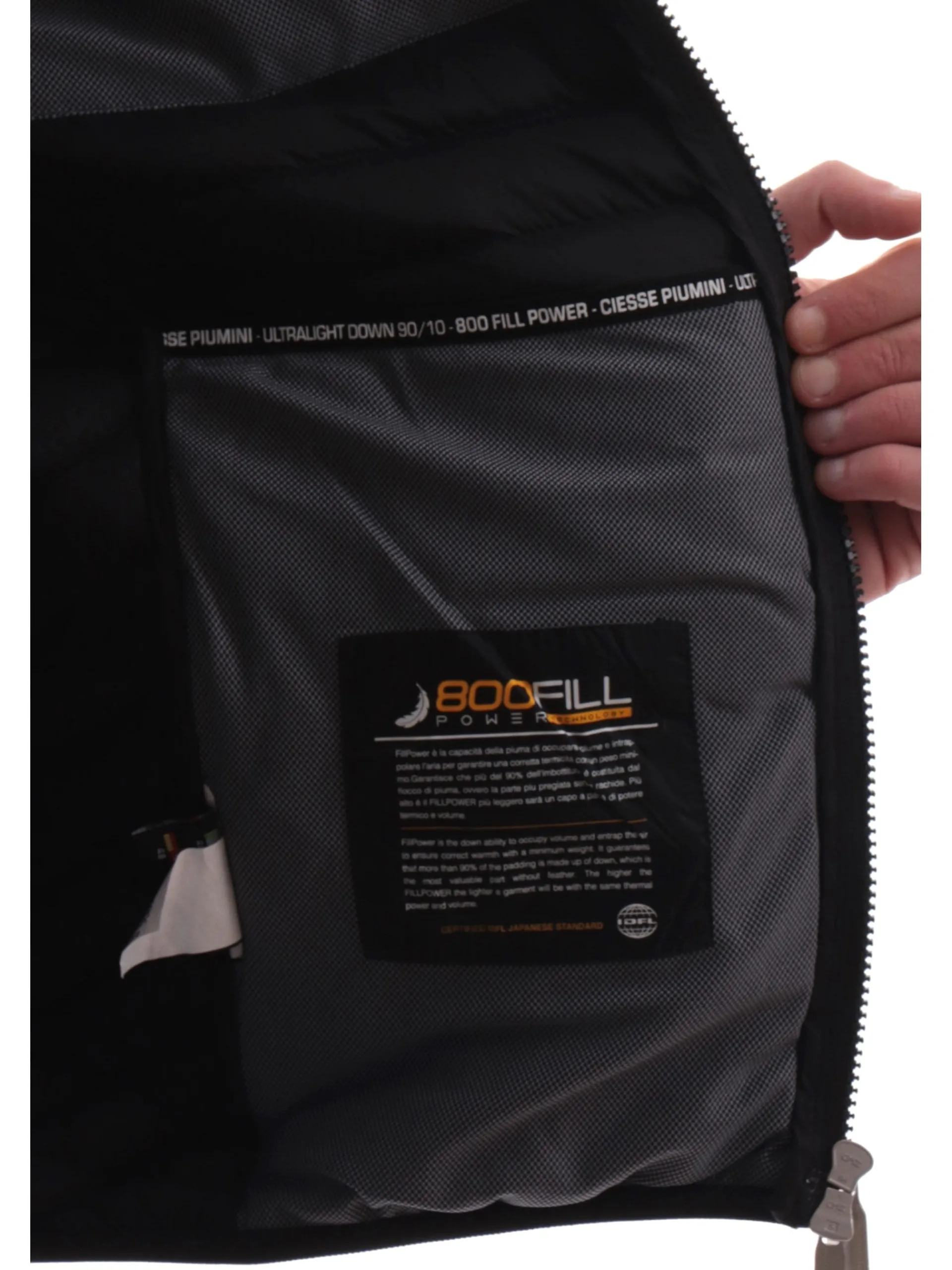 CIESSE Giubbini*Piumino nero da uomo Jason 3.0 cento grammi MJ20127N0210D206