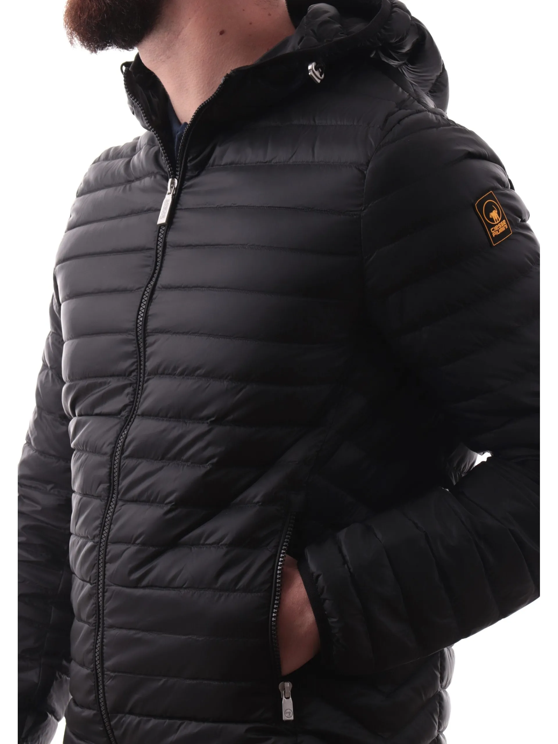 CIESSE Giubbini*Piumino nero da uomo Larry 3.0 cento grammi MJ00126N0210D 206