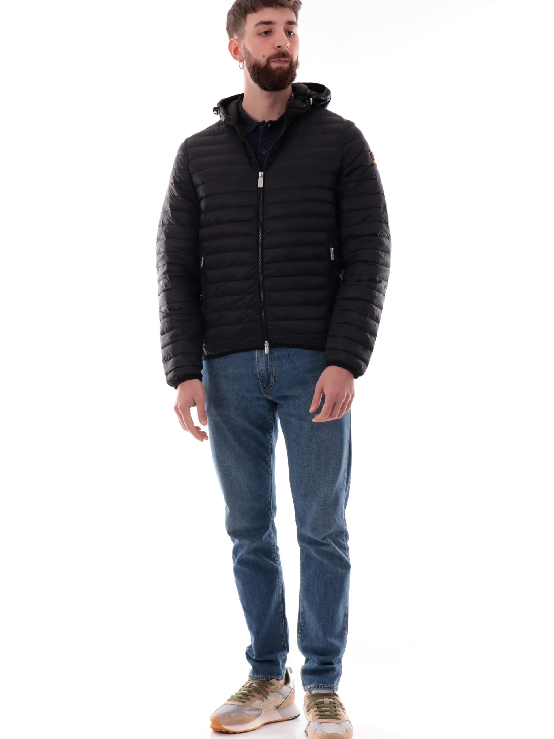 CIESSE Giubbini*Piumino nero da uomo Larry 3.0 cento grammi MJ00126N0210D 206