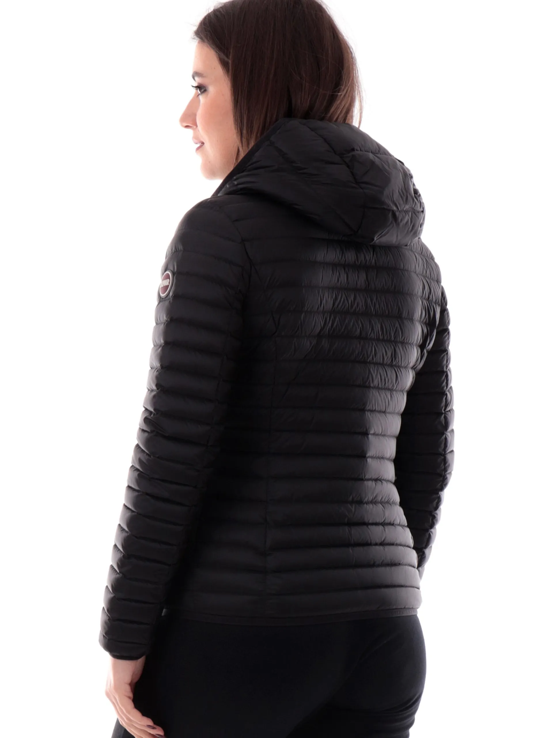 COLMAR Giubbini*Piumino nero da donna 100 grammi con cappuccio 2224A9VX