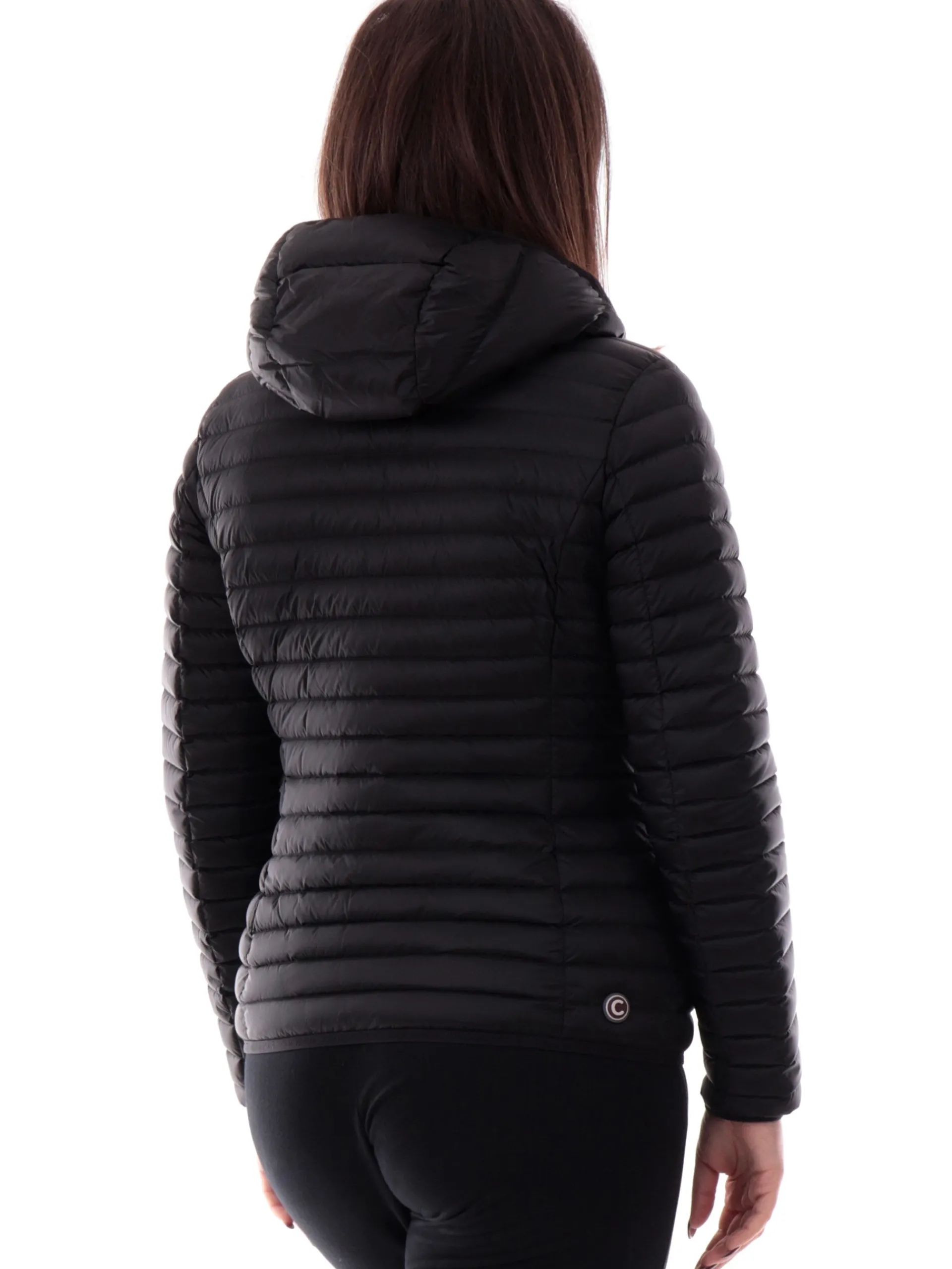 COLMAR Giubbini*Piumino nero da donna 100 grammi con cappuccio 2224A9VX