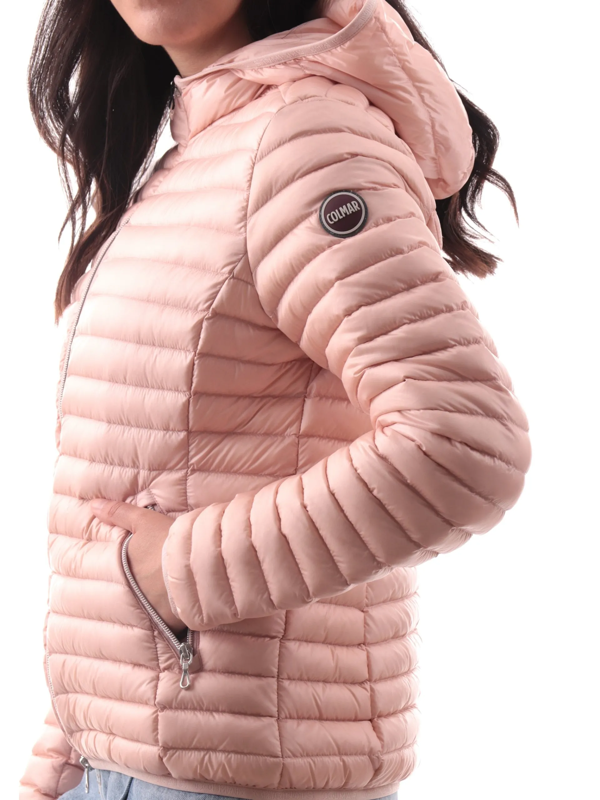 COLMAR Giubbini*Piumino rosa da donna 100 grammi con cappuccio 2224A9VX