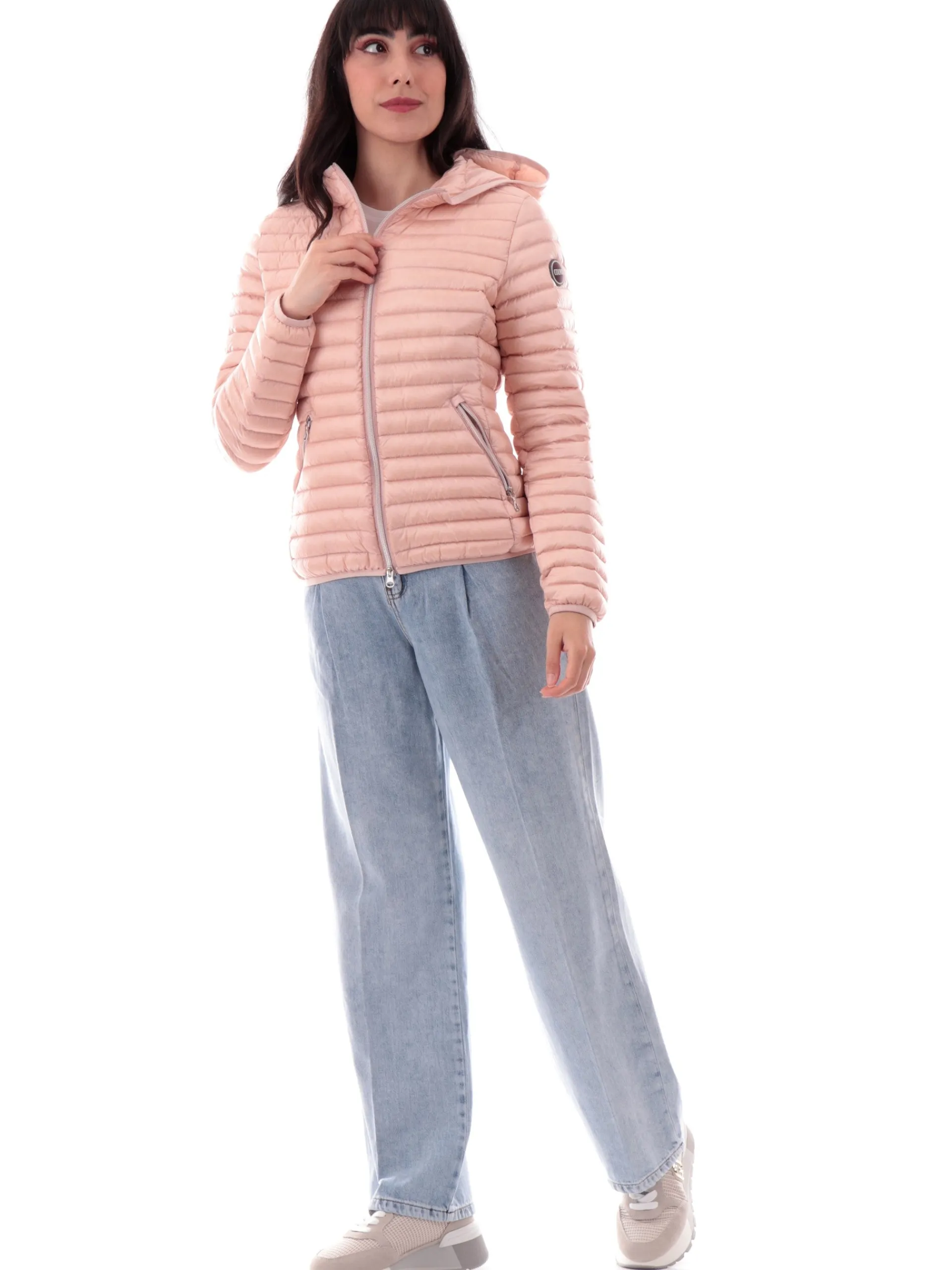 COLMAR Giubbini*Piumino rosa da donna 100 grammi con cappuccio 2224A9VX