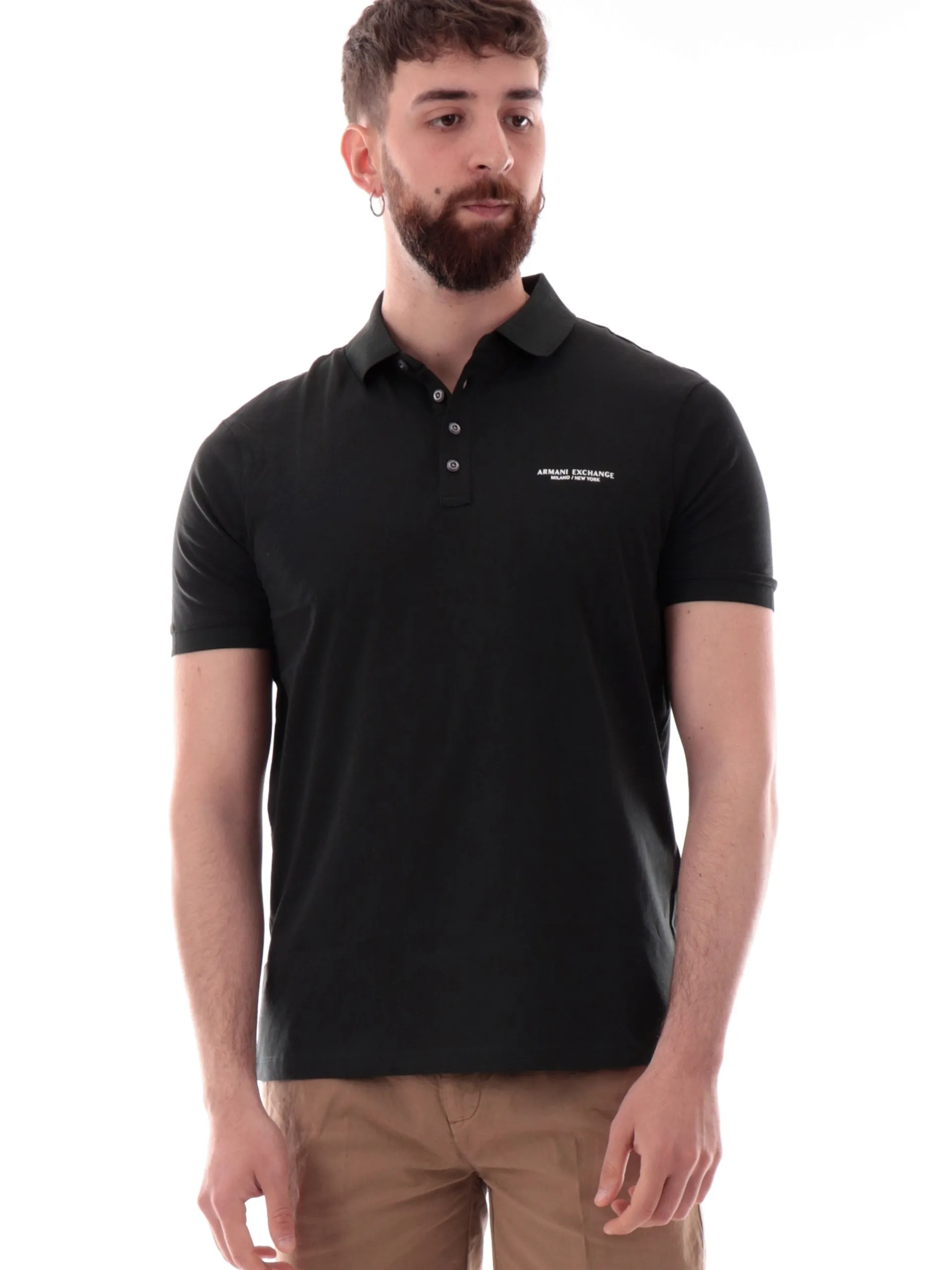 ARMANI EXCHANGE Polo*Polo verde scuro da uomo 8NZF80Z8H4Z UB001