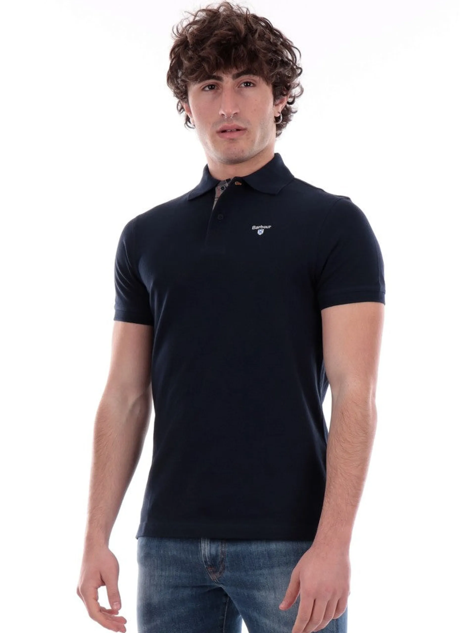 BARBOUR Polo*Polo blu da uomo MML0012