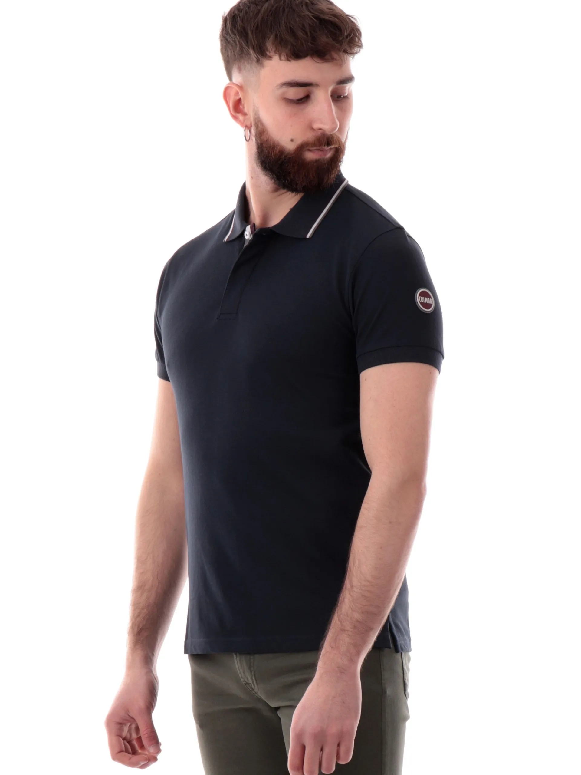 COLMAR Polo*Polo Blu da Uomo con logo 7663R7XH