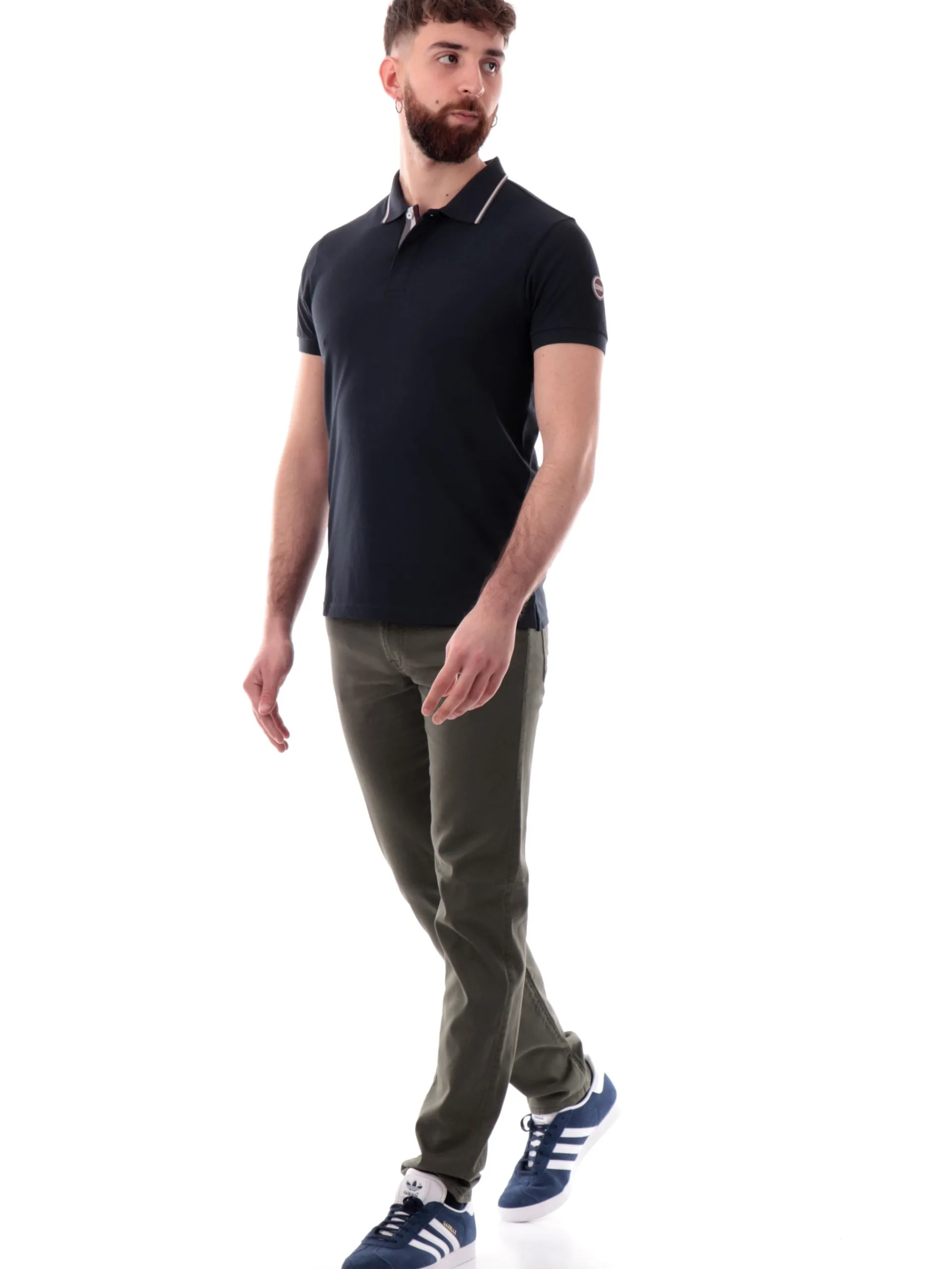 COLMAR Polo*Polo Blu da Uomo con logo 7663R7XH