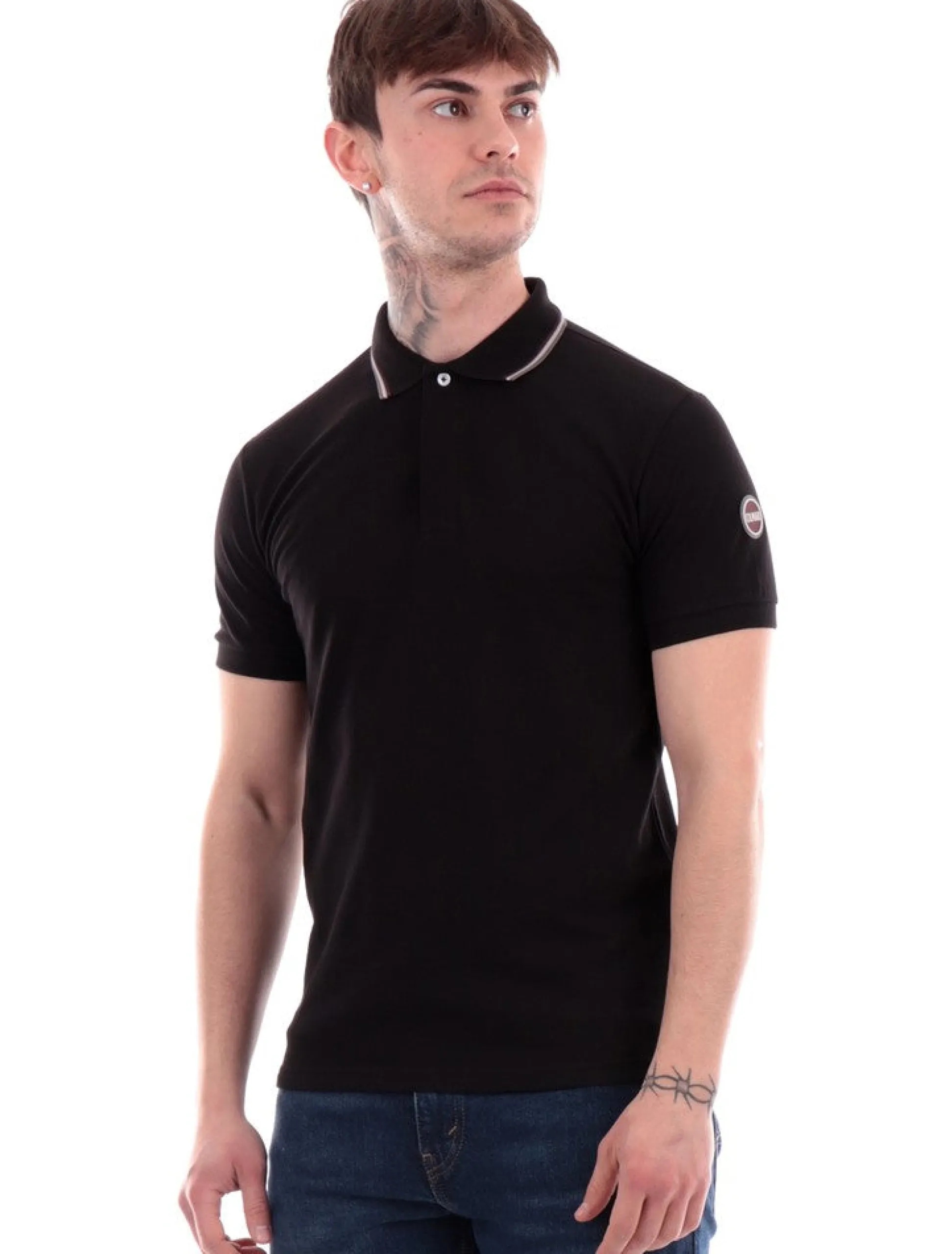 COLMAR Polo*Polo Nera da Uomo con logo 7663R7XH