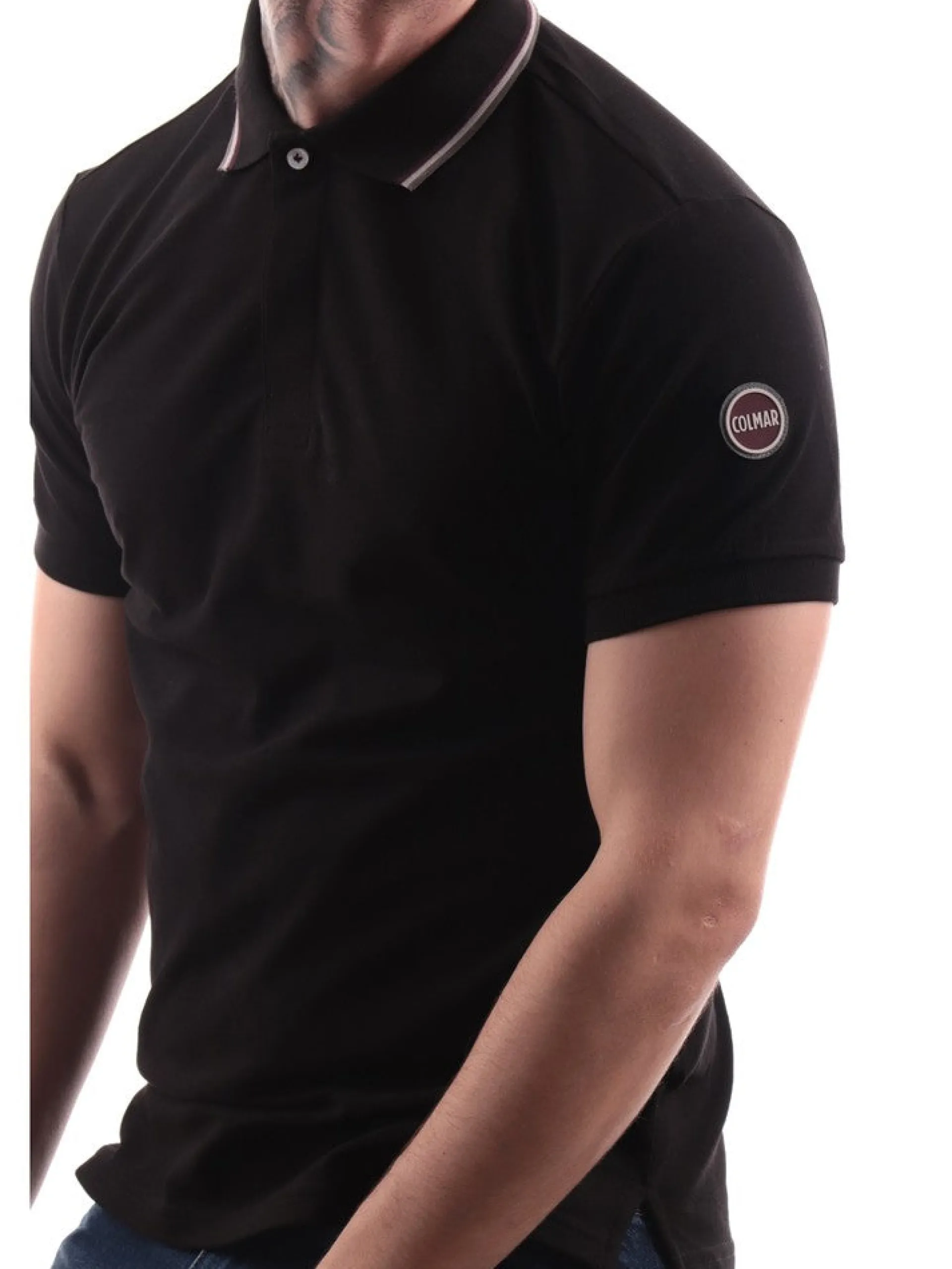 COLMAR Polo*Polo Nera da Uomo con logo 7663R7XH