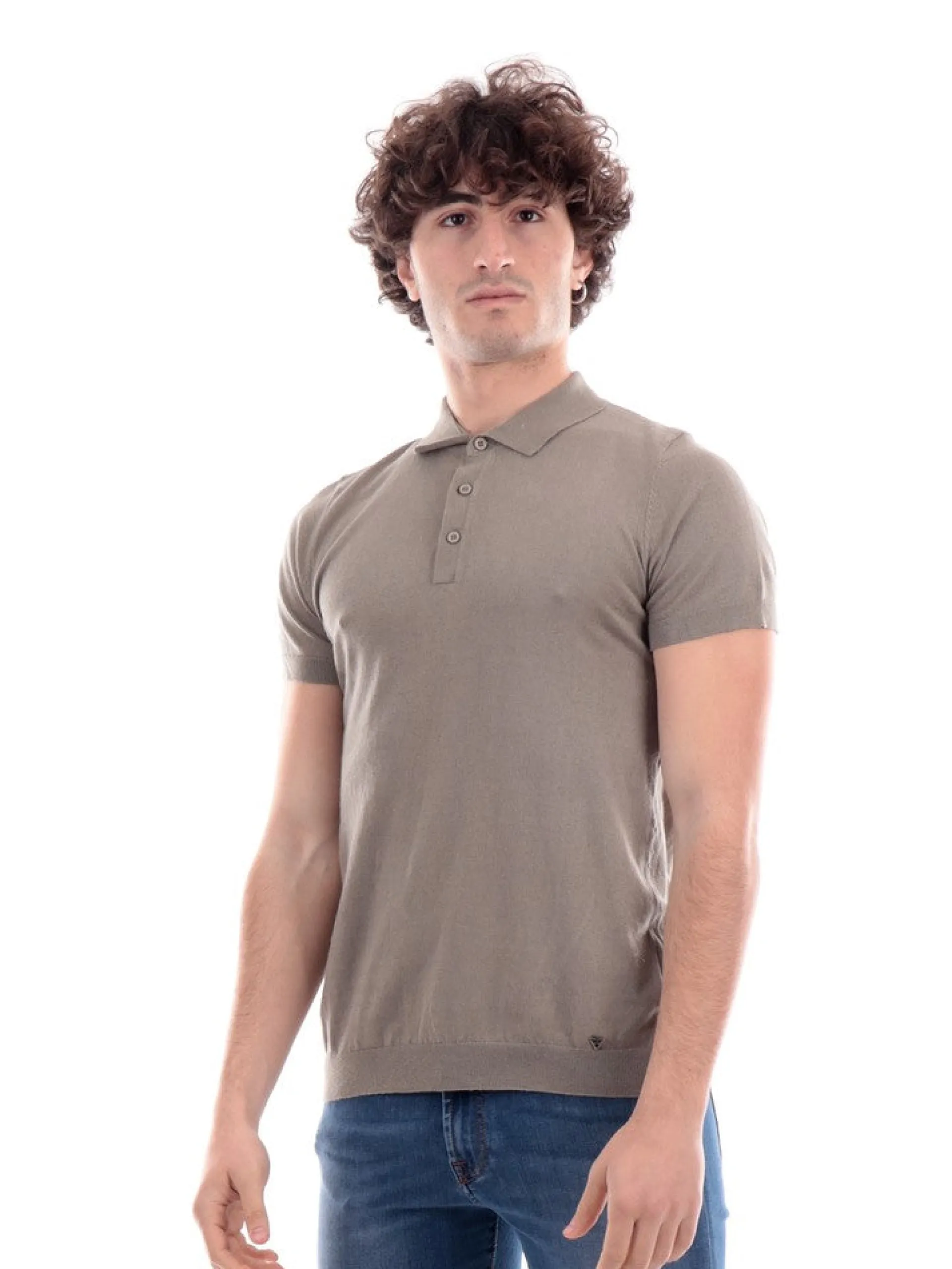 FIFTY FOUR Polo*Polo beige da uomo BUNTSTB63