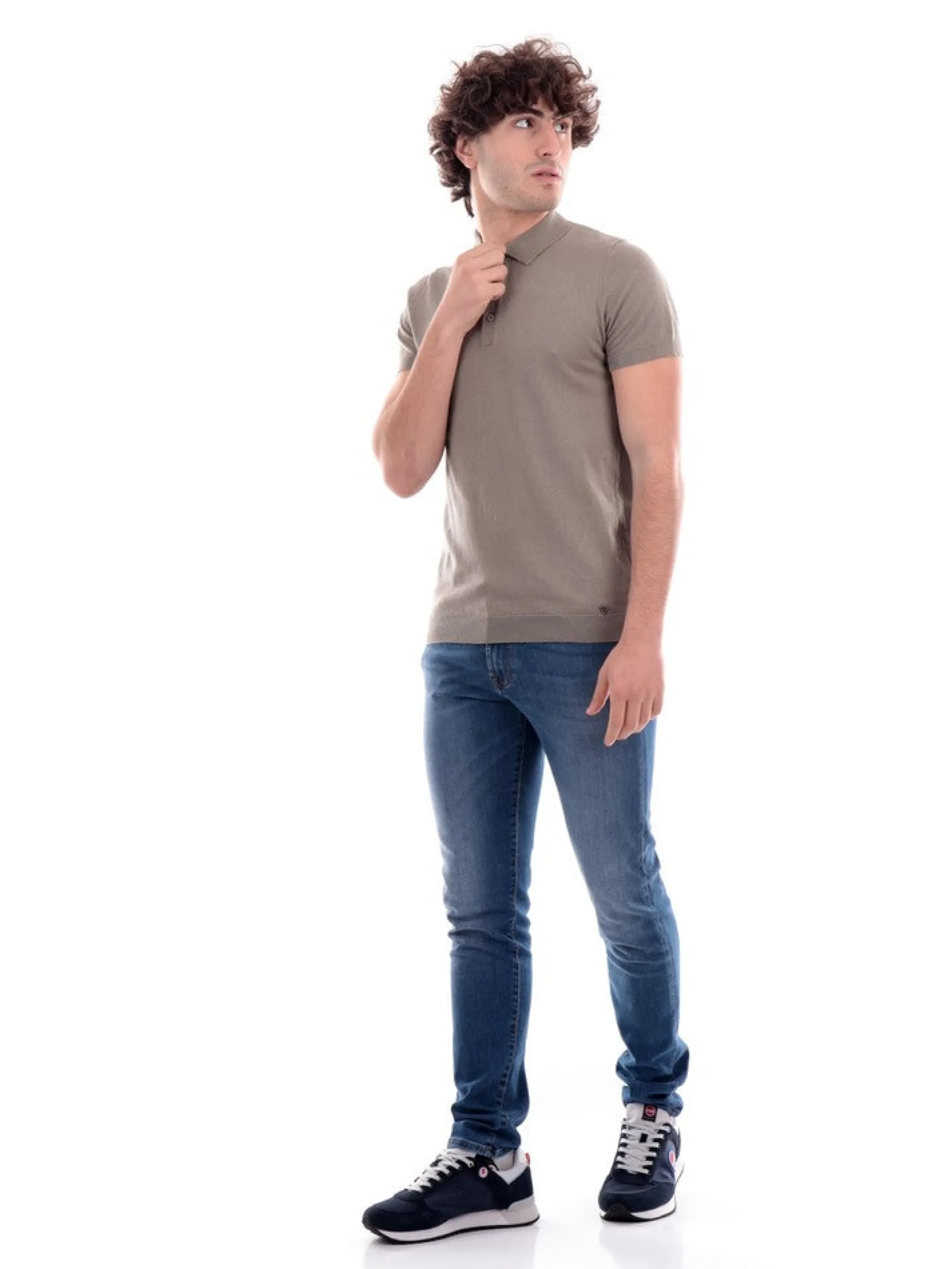 FIFTY FOUR Polo*Polo beige da uomo BUNTSTB63