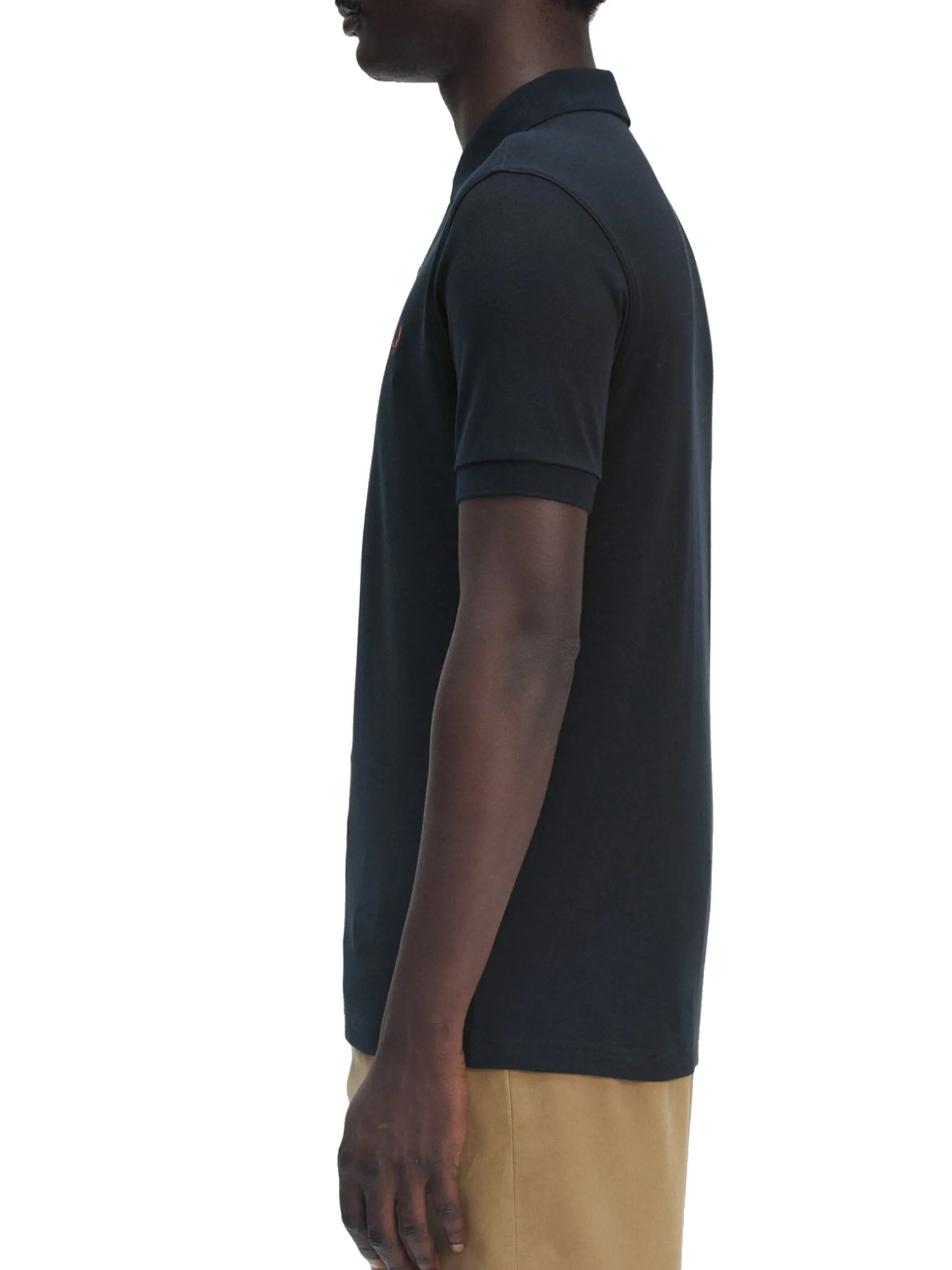 FRED PERRY Polo*Polo blu da uomo logo bronzo ricamato M6000