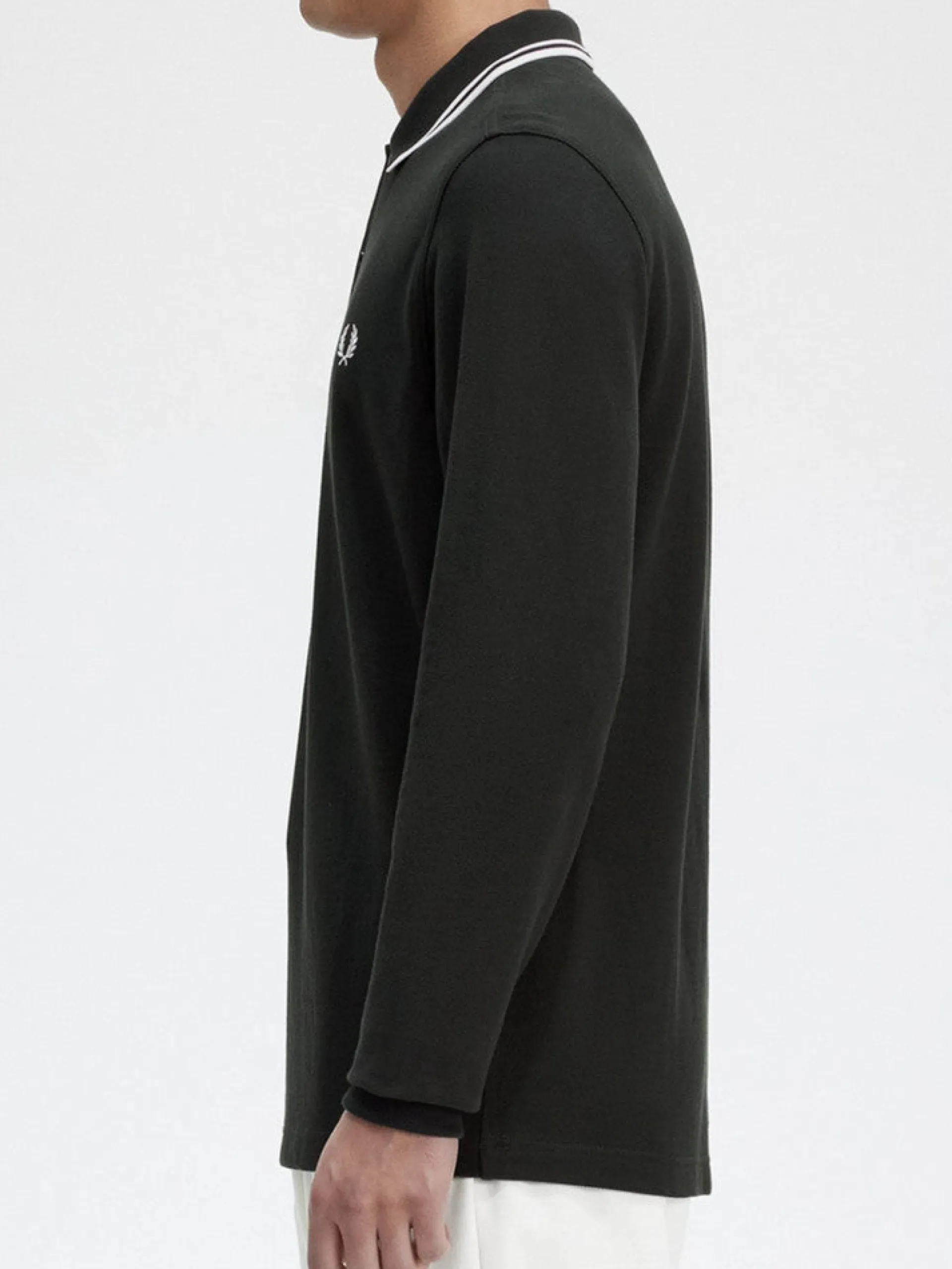 FRED PERRY Polo*Polo Nera da Uomo Twin Tipped M3636T50