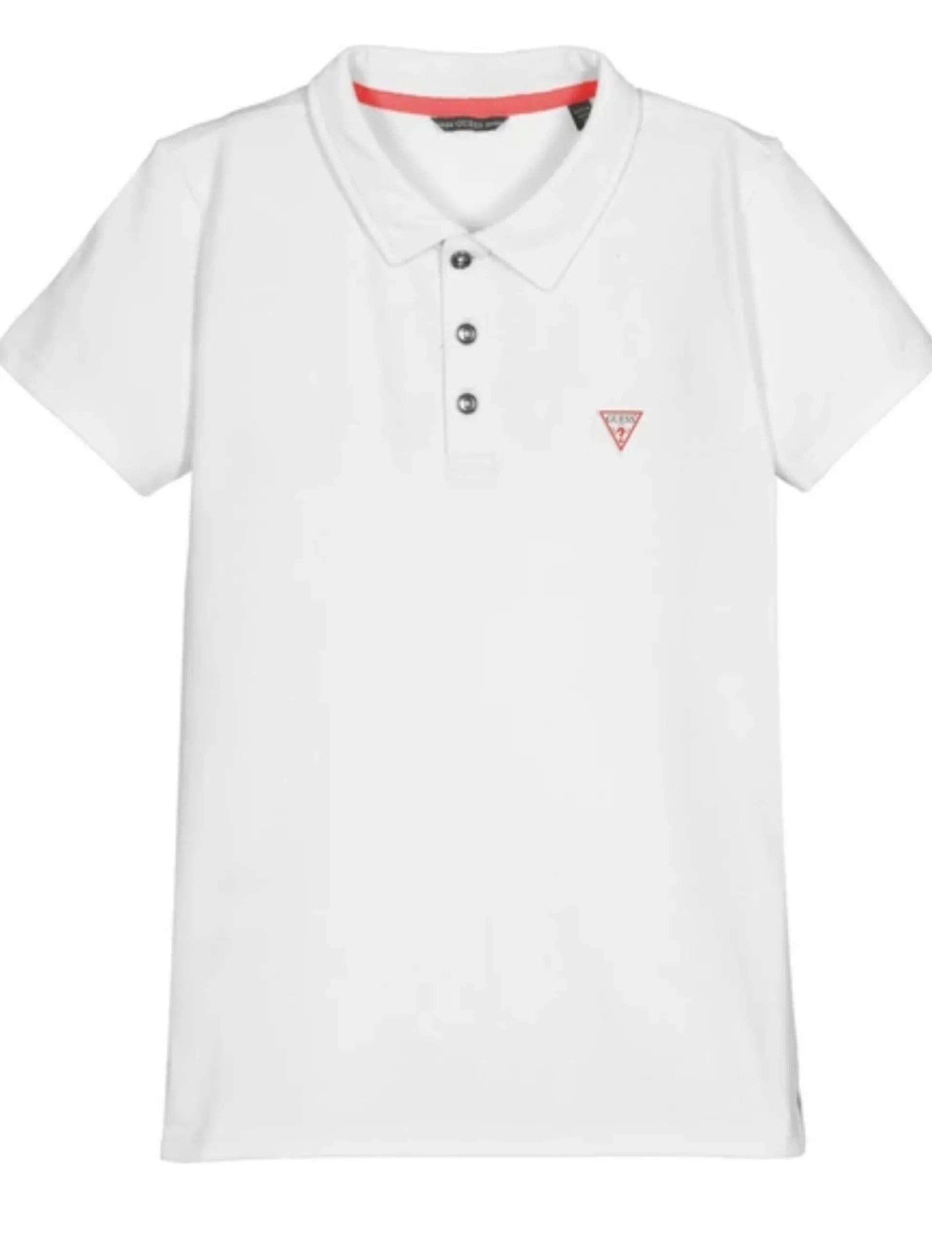 GUESS Polo*Polo bianca da bambino logo ricamato N2GP03KAPY0