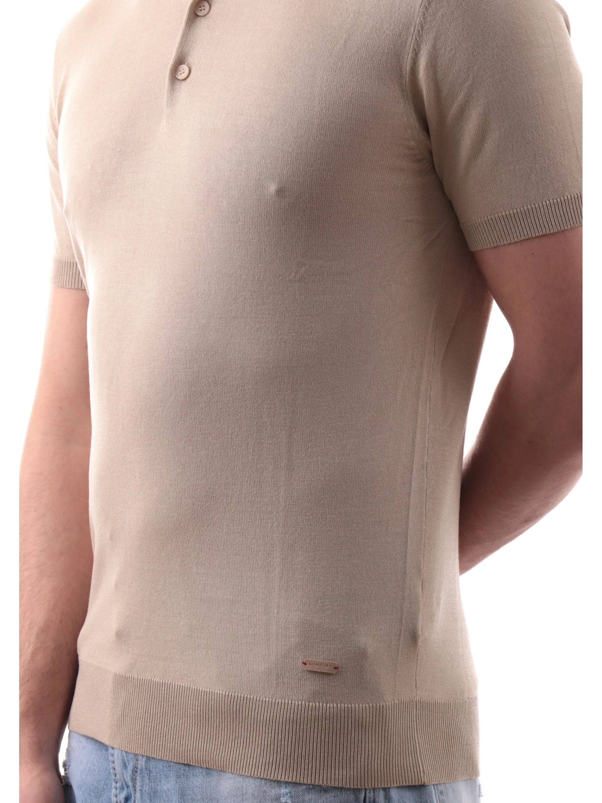 GIANNI LUPO Maglie*Polo in Maglia da Uomo Beige GL511SS25