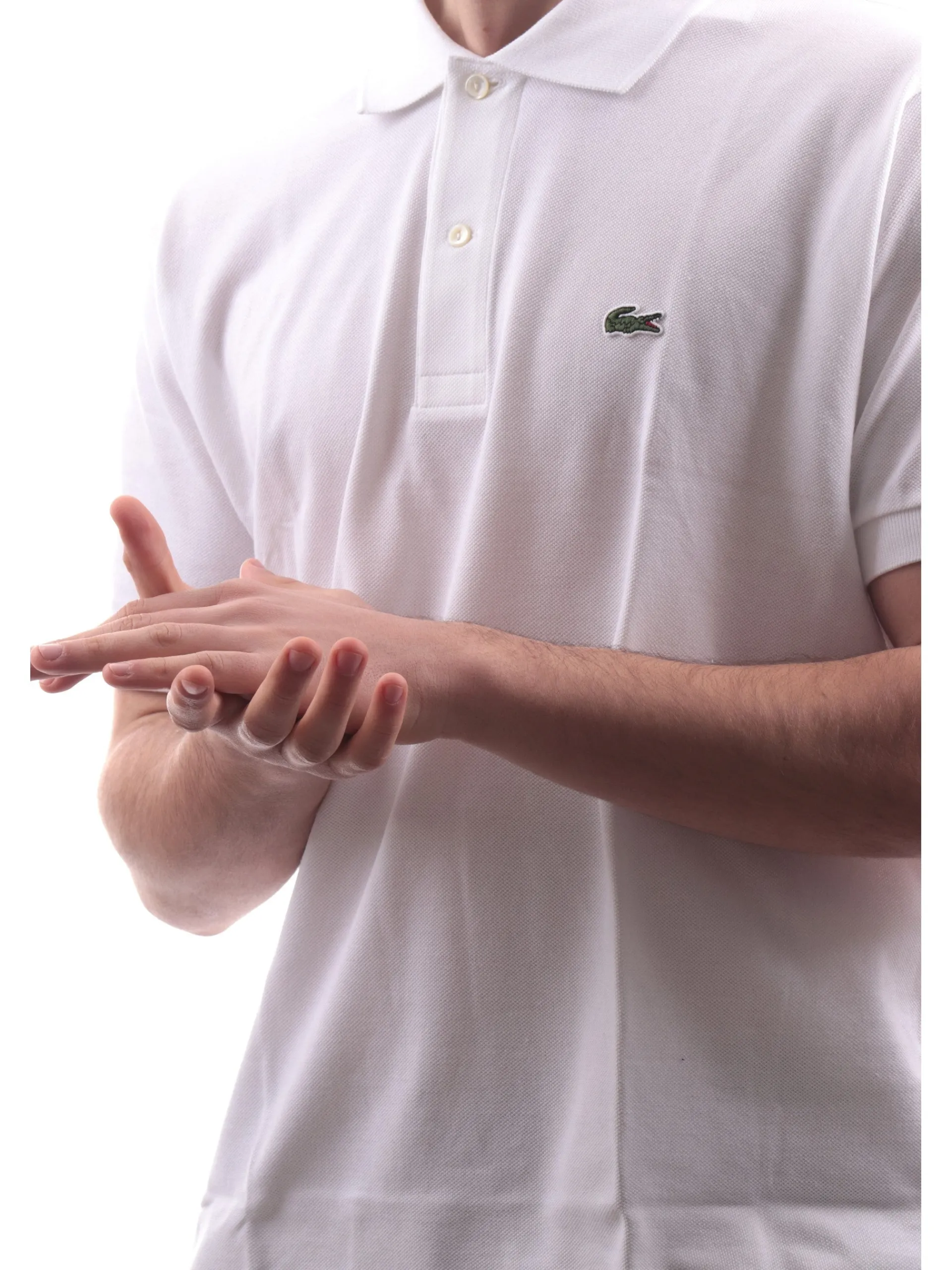 LACOSTE Polo*Polo bianca da uomo 1212