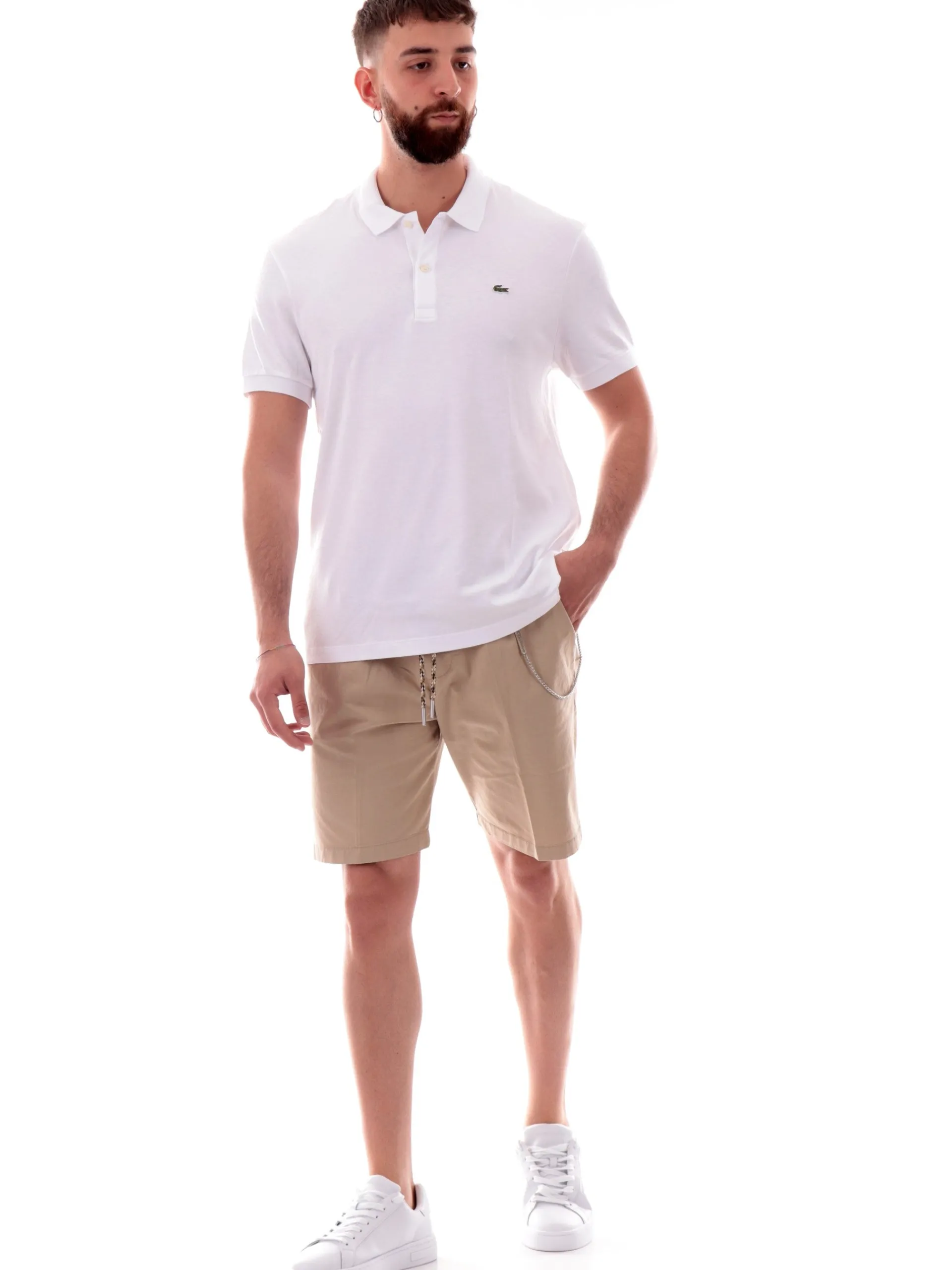 LACOSTE Polo*Polo bianca da uomo DH20500