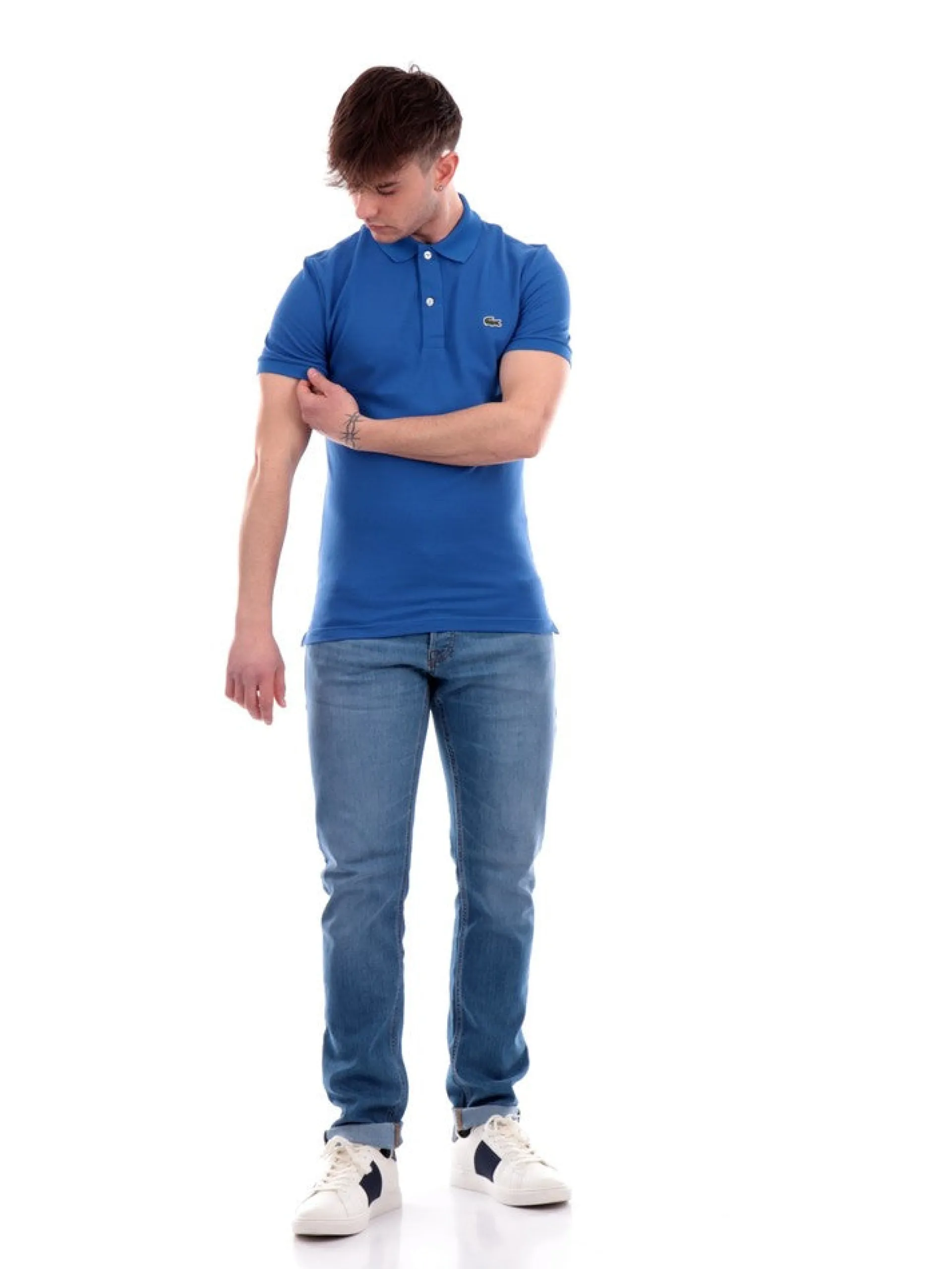 LACOSTE Polo*Polo blu da uomo Slim Fit PH4012