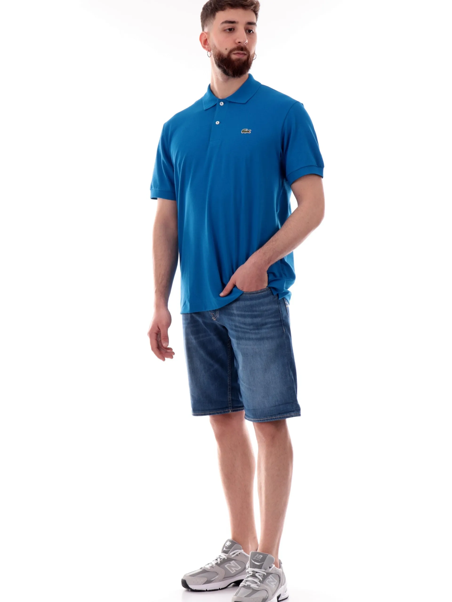 LACOSTE Polo*Polo blu maniche corte da uomo PH9851