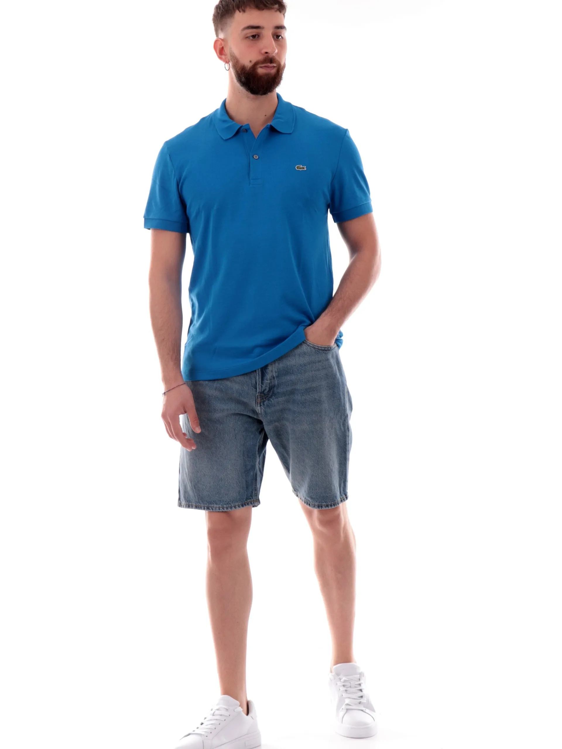 LACOSTE Polo*Polo blu royal da uomo DH2050 3D3