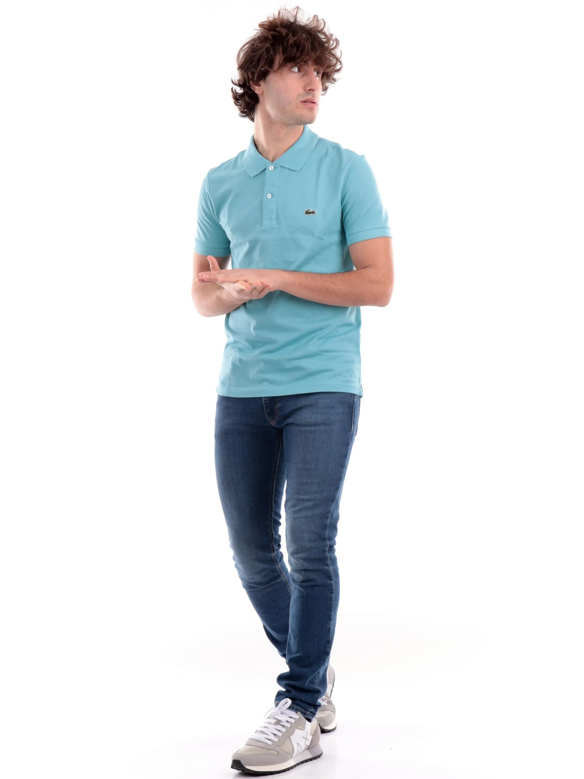 LACOSTE Polo*Polo celeste da uomo PH4012
