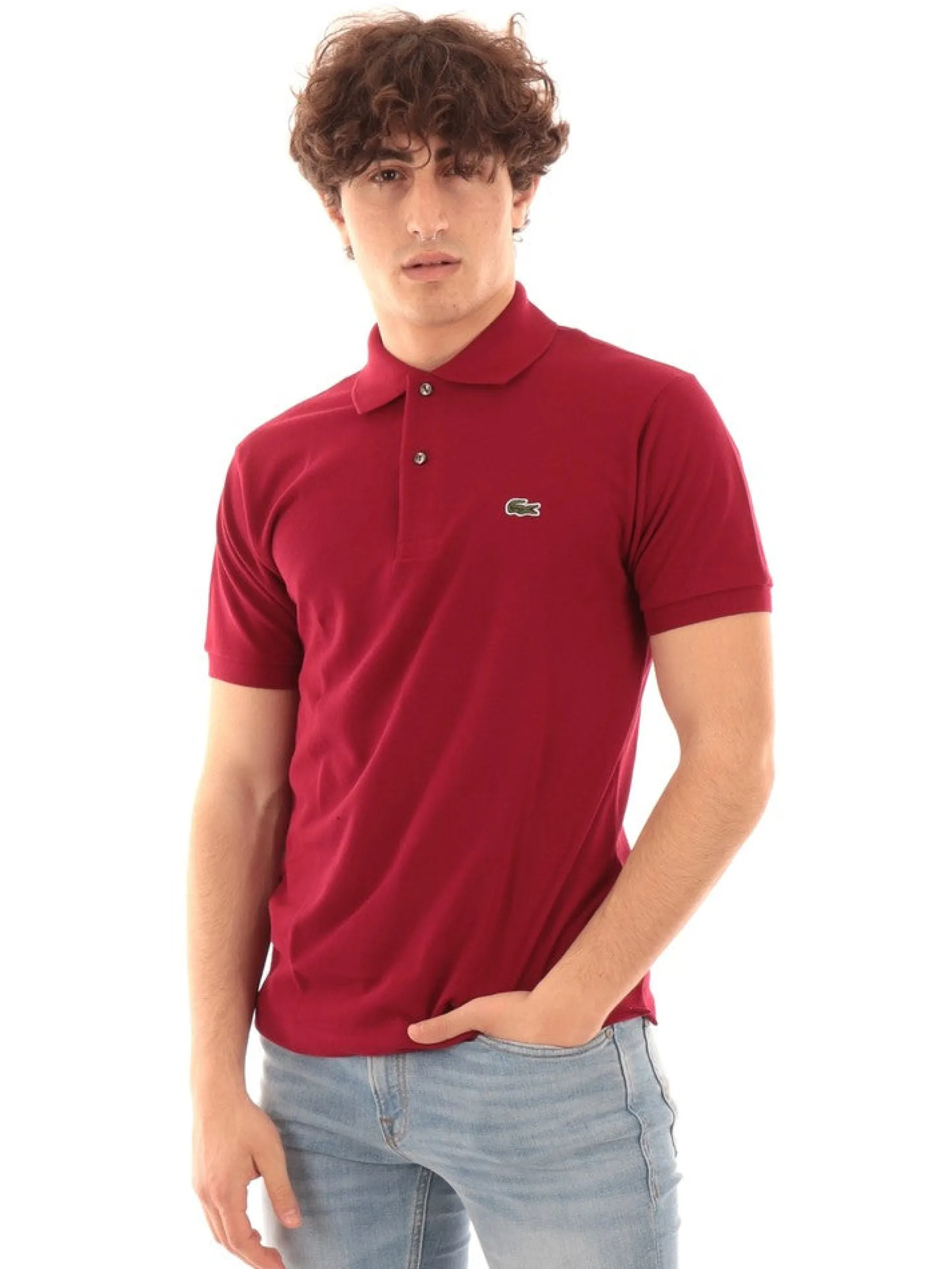 LACOSTE Polo*Polo da uomo bordeaux 1212