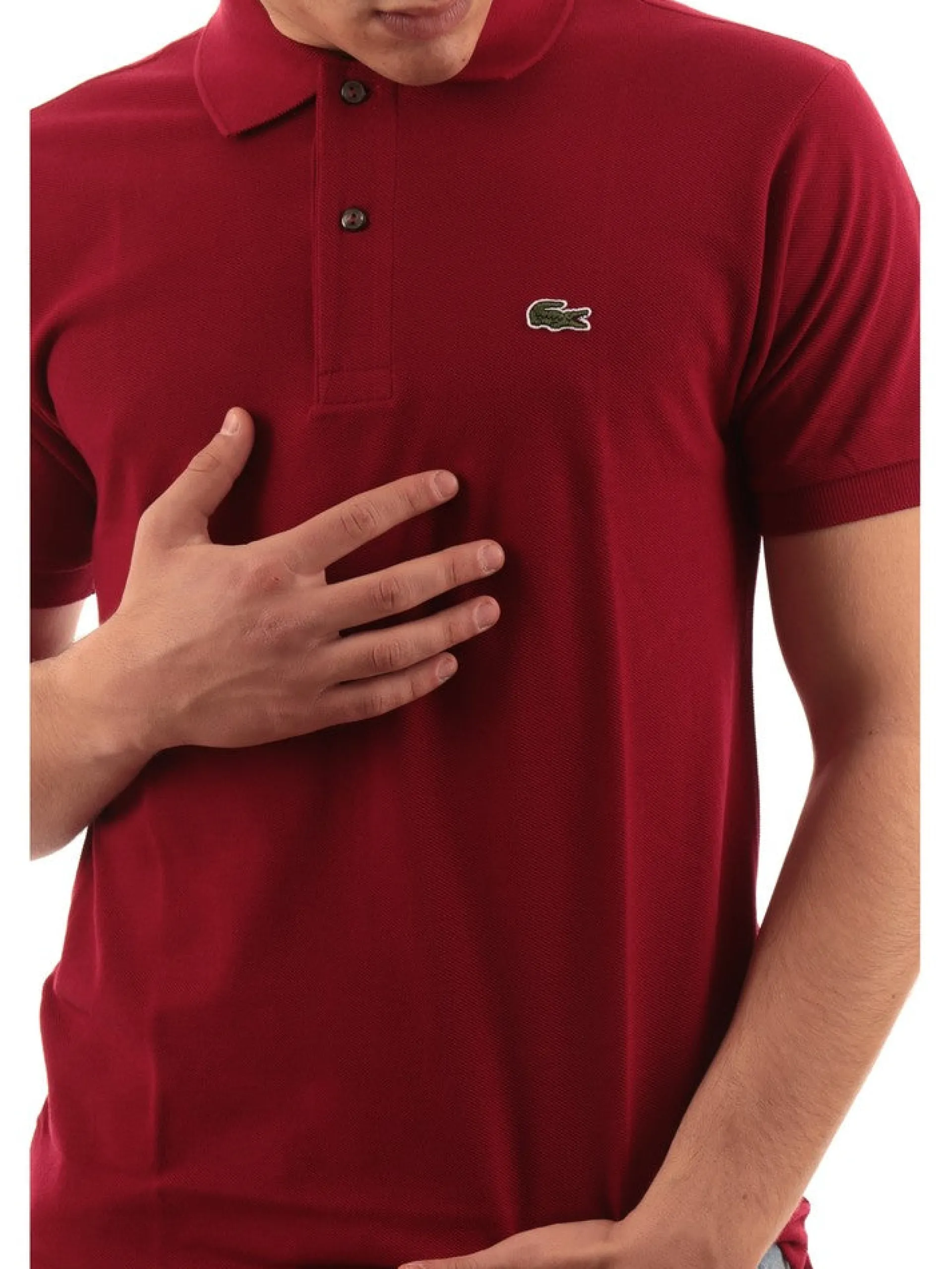 LACOSTE Polo*Polo da uomo bordeaux 1212