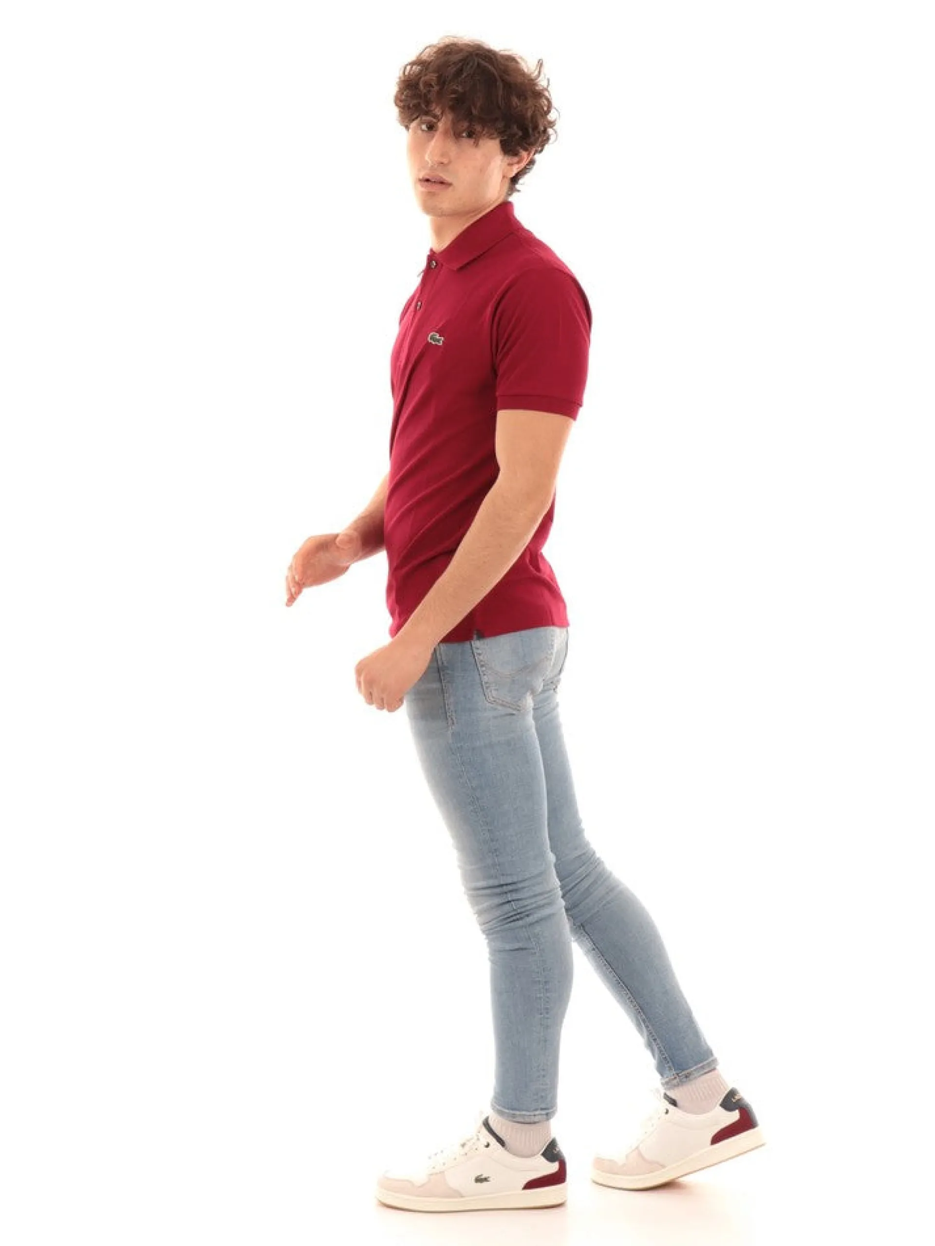 LACOSTE Polo*Polo da uomo bordeaux 1212