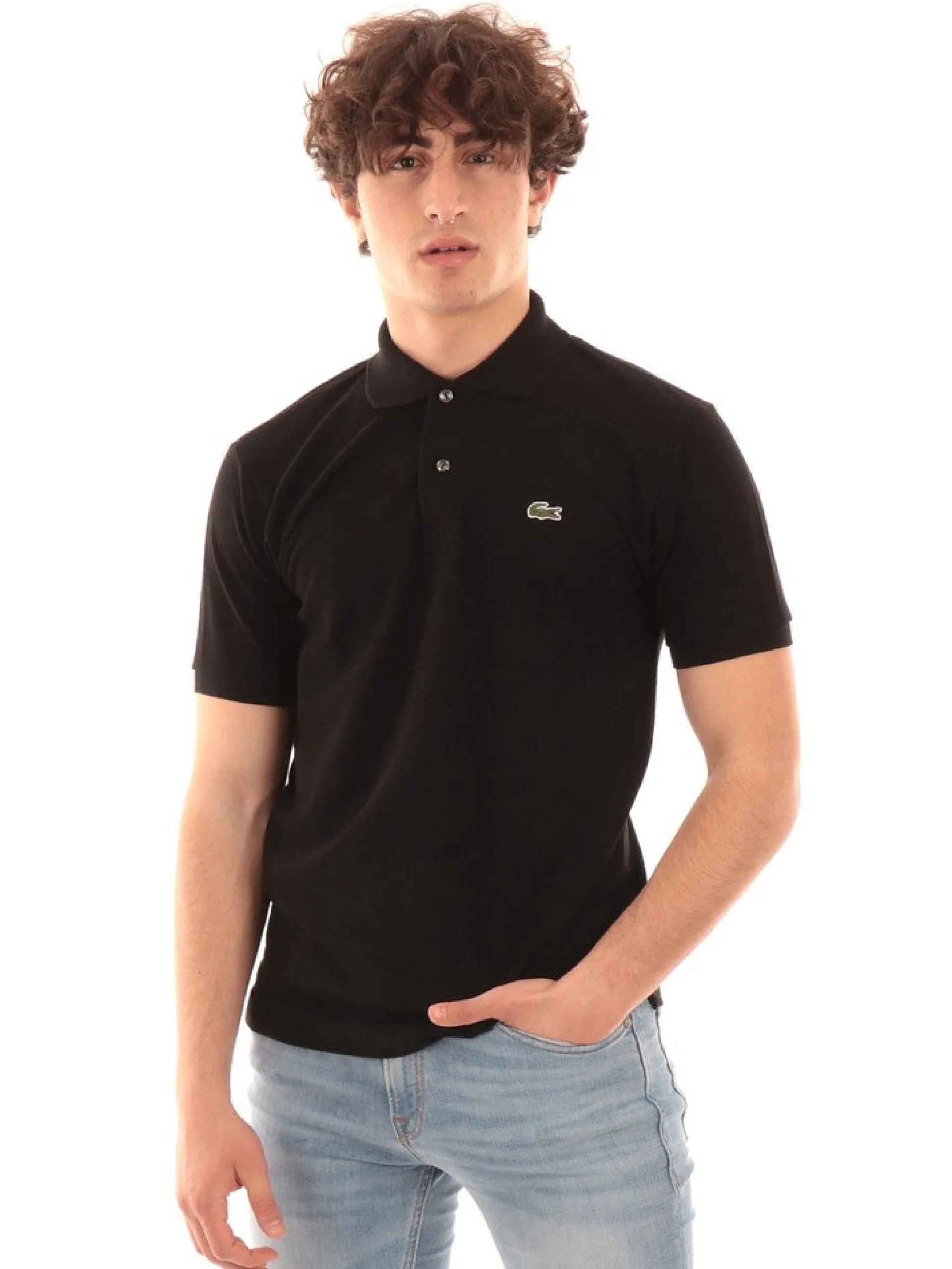 LACOSTE Polo*Polo nera da uomo 1212