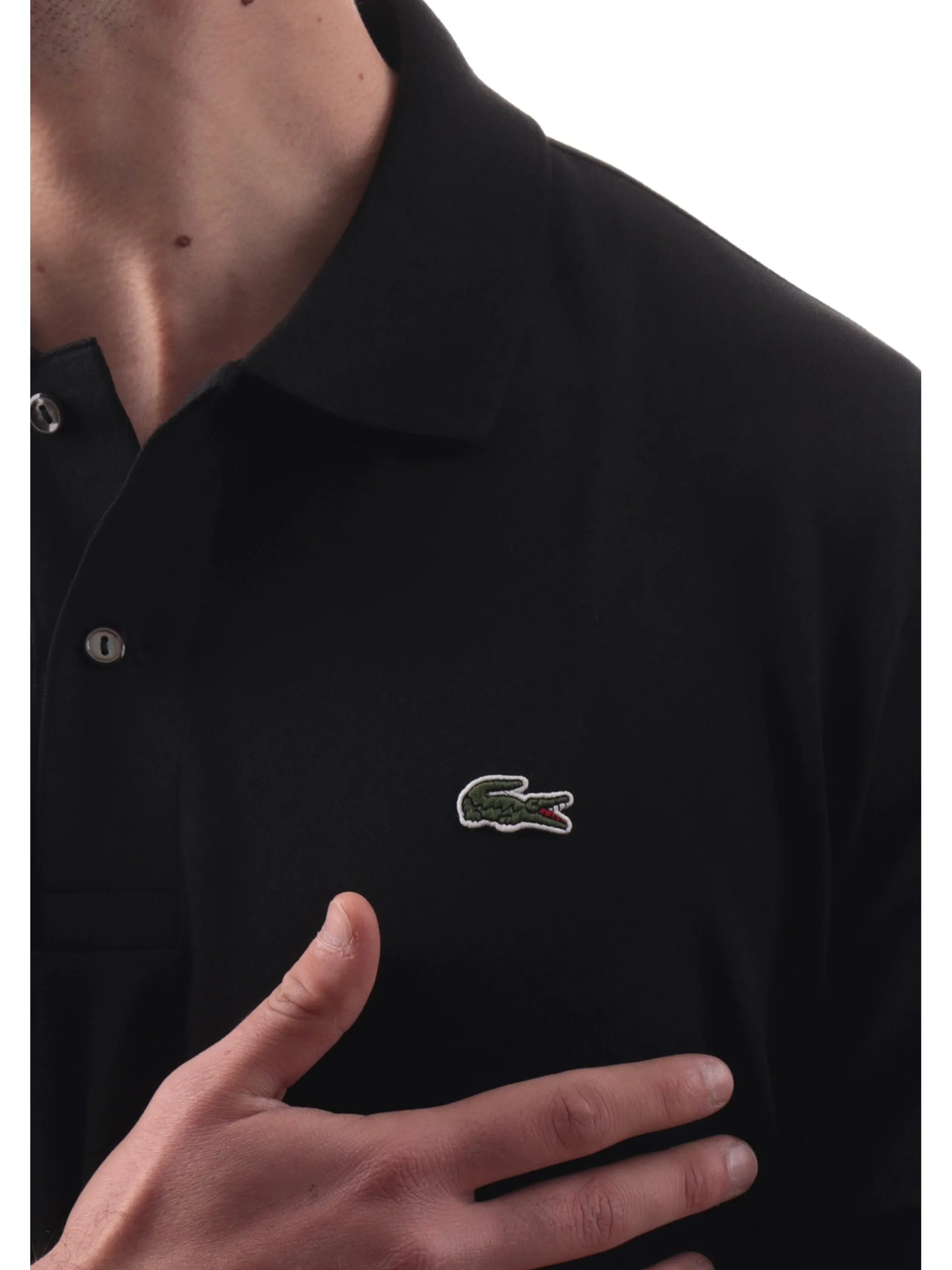 LACOSTE Polo*Polo nera maniche corte da uomo PH9851