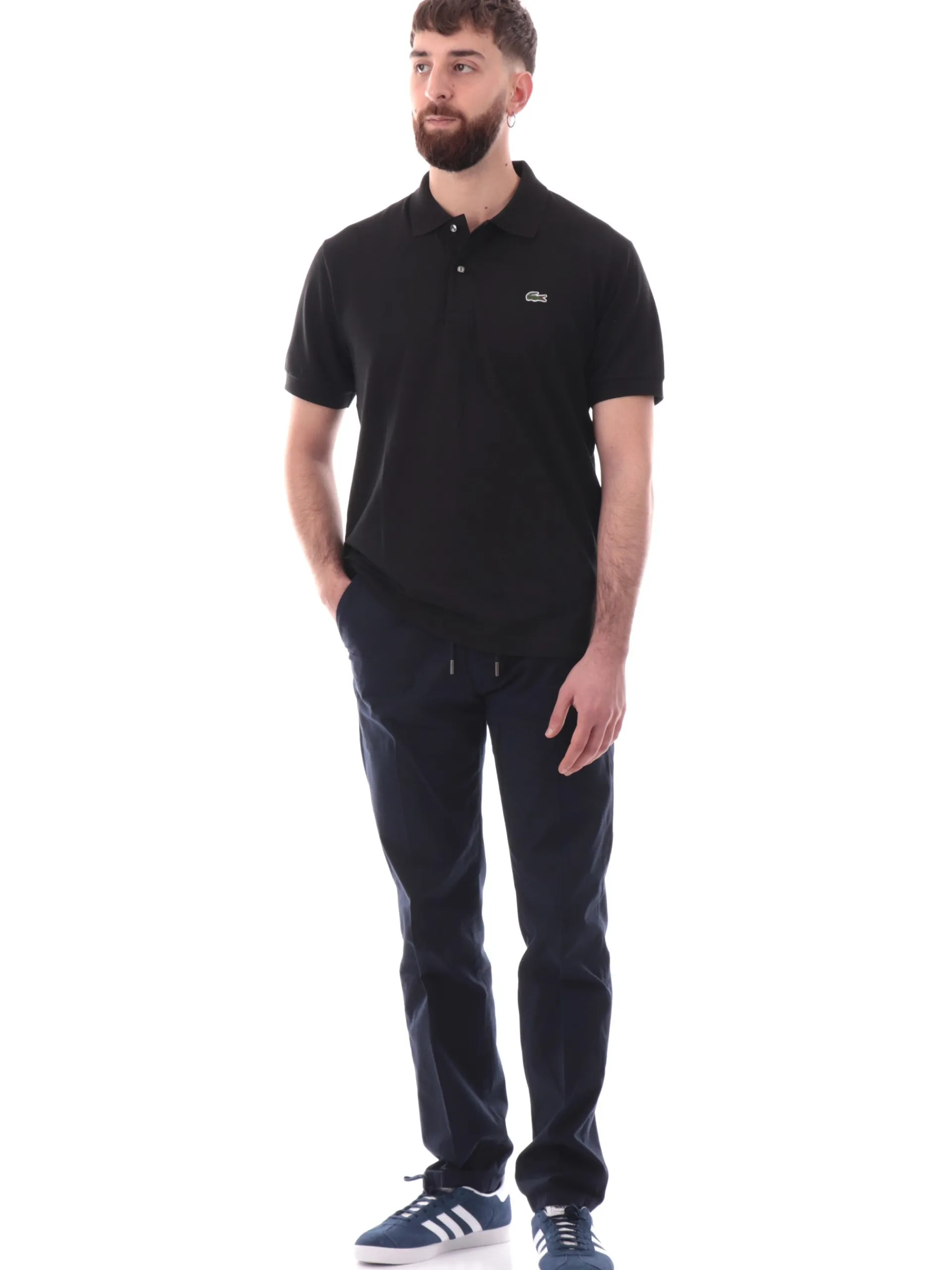 LACOSTE Polo*Polo nera maniche corte da uomo PH9851