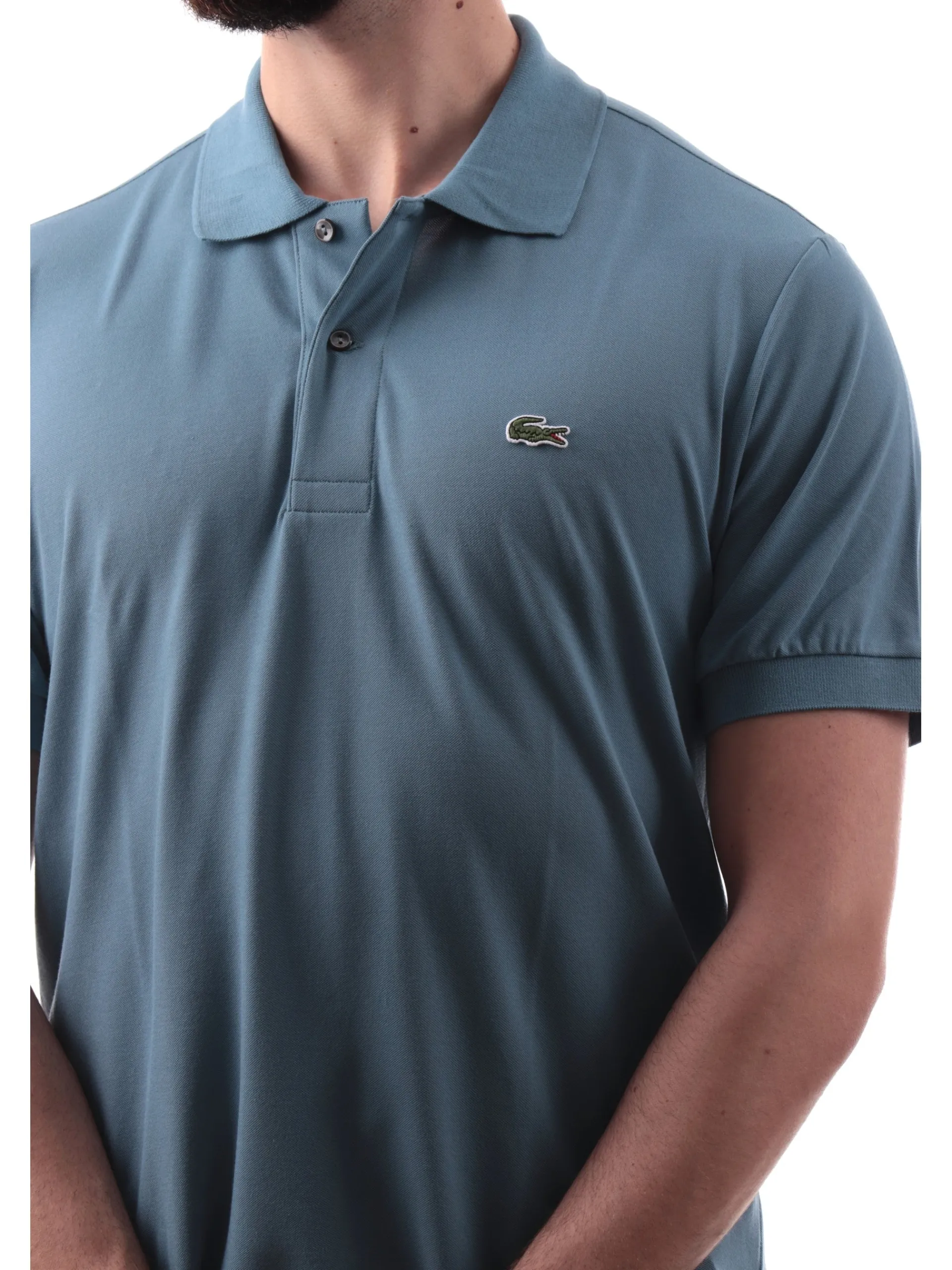 LACOSTE Polo*Polo verde acqua maniche corte da uomo PH9851