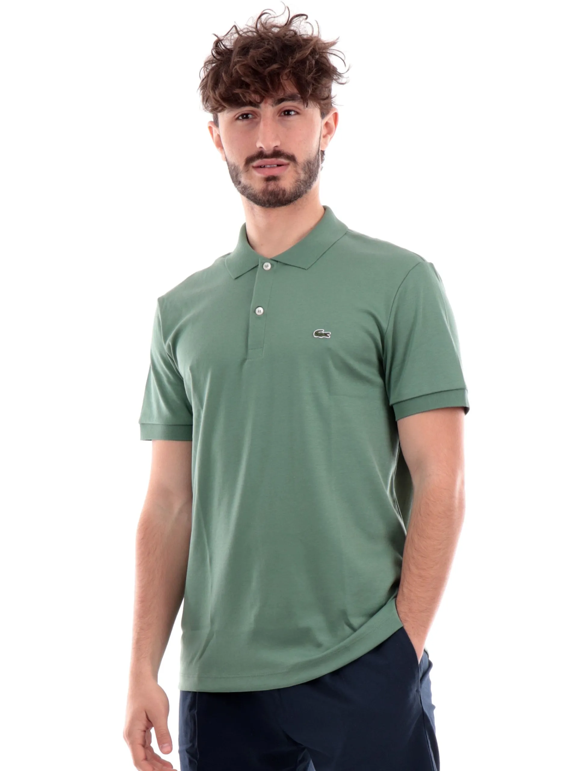 LACOSTE Polo*Polo verde da uomo DH2050