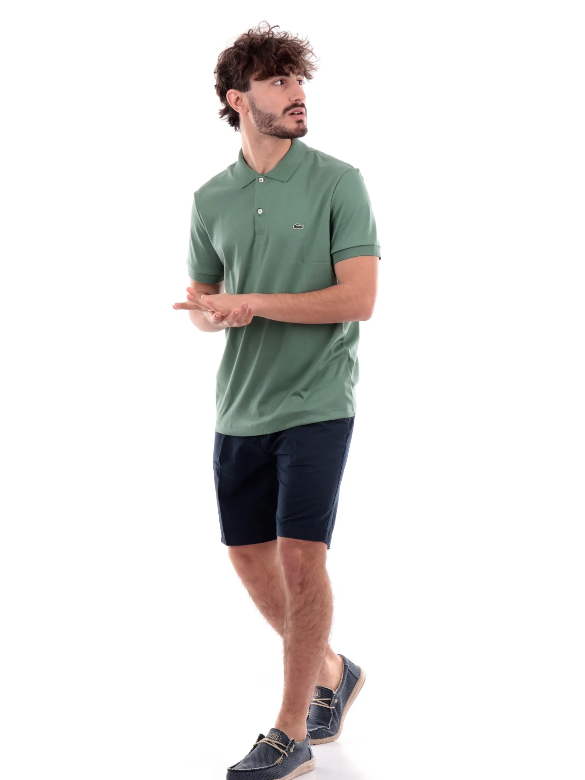 LACOSTE Polo*Polo verde da uomo DH2050