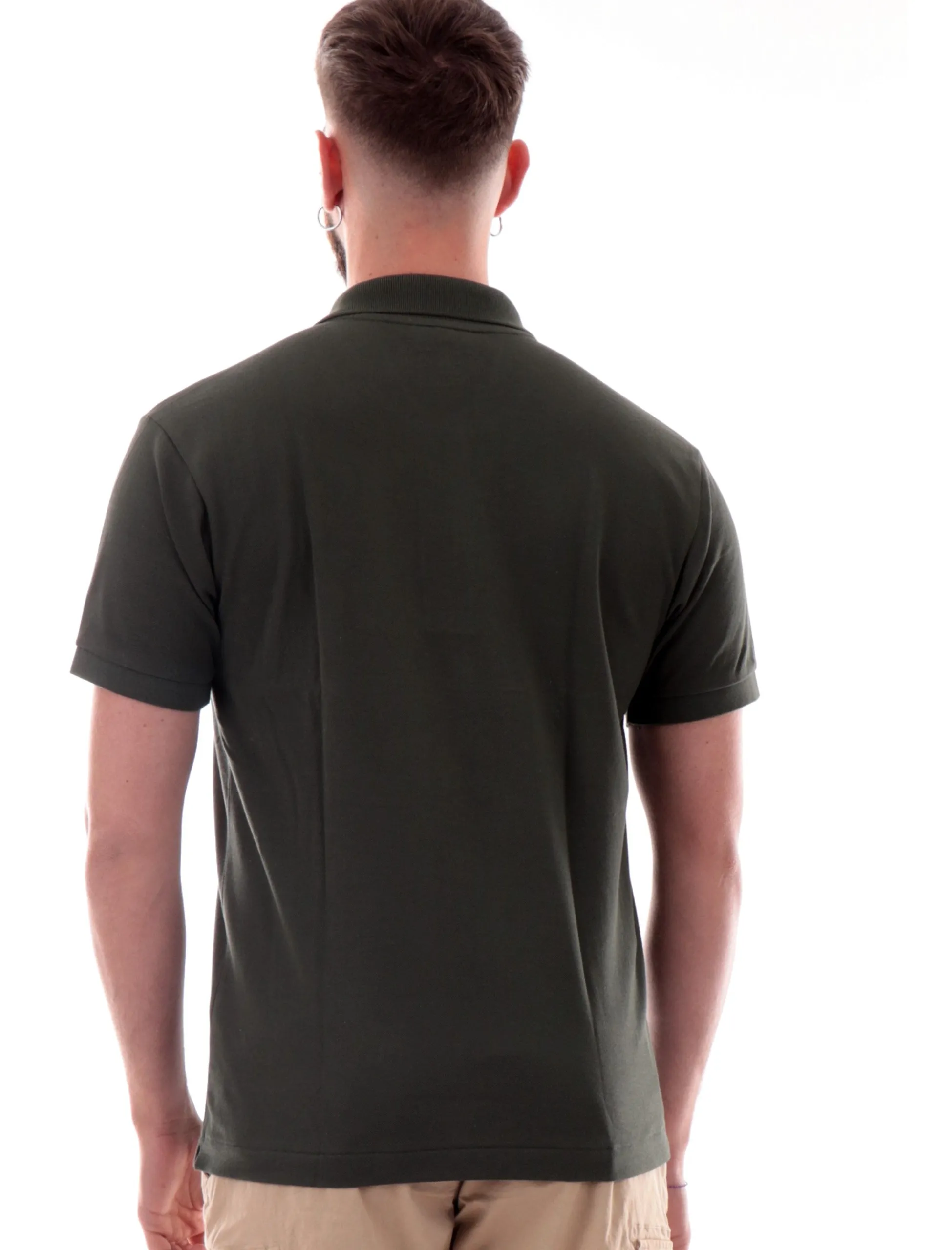 LACOSTE Polo*Polo verde militare da uomo Classic Fit 1212