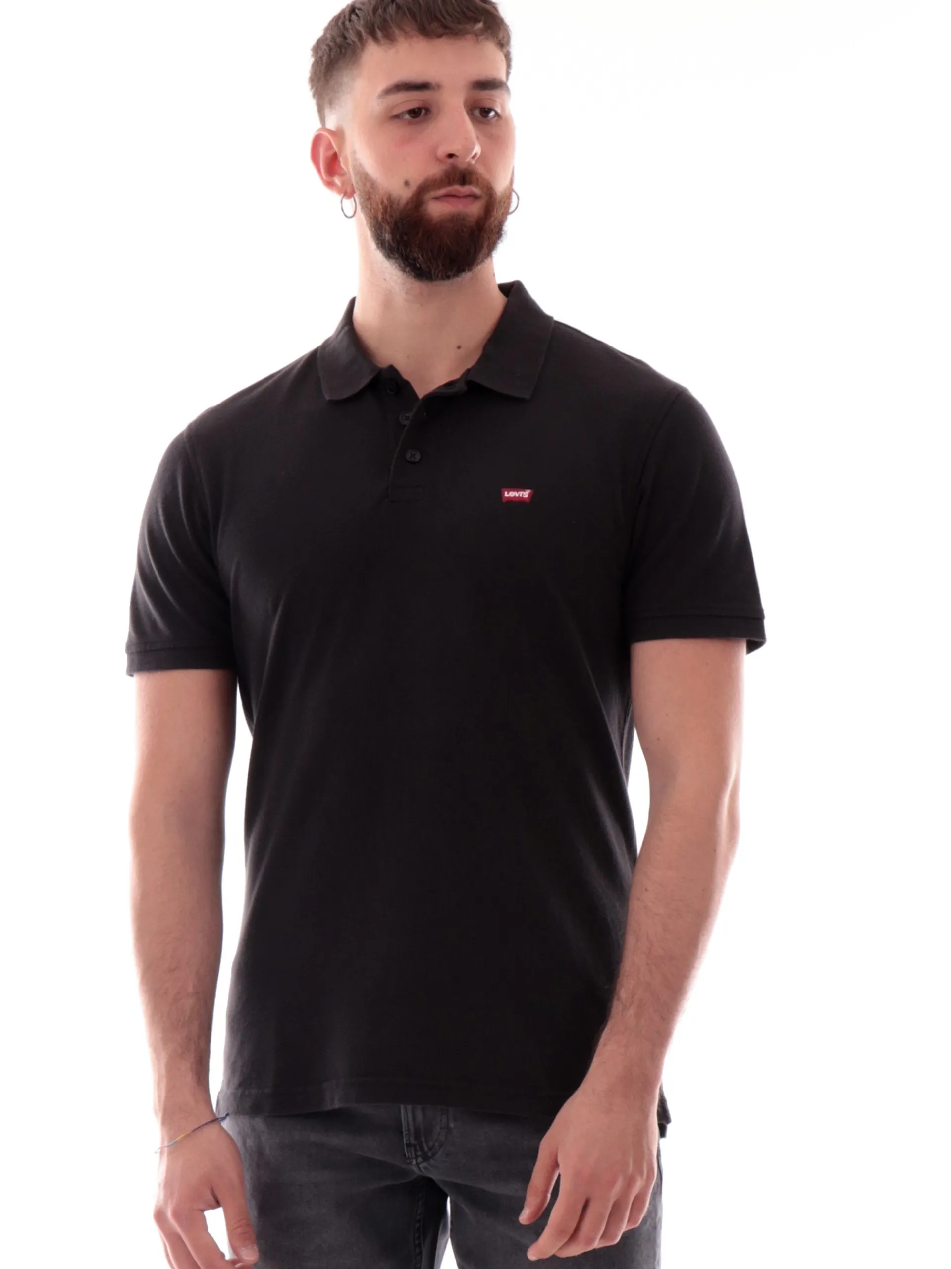 LEVIS Polo*Polo nera da uomo Standard Fit 3588300