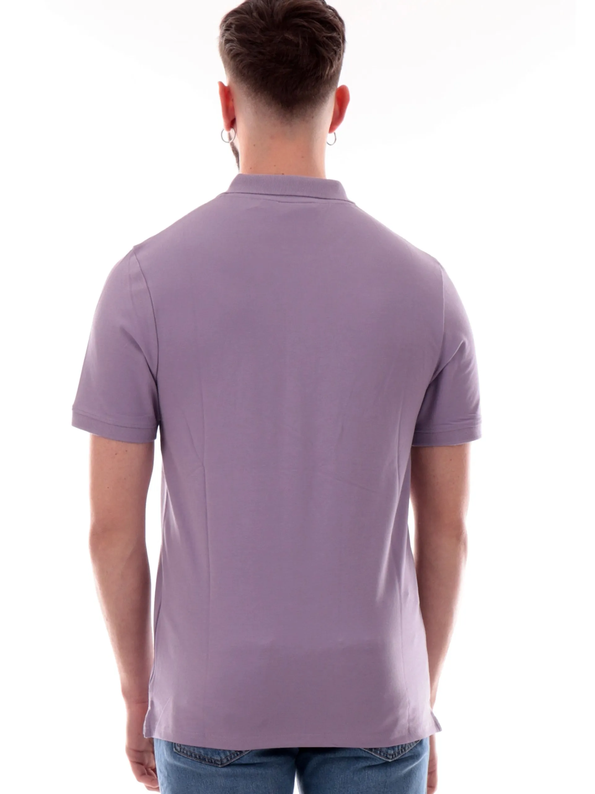 LYLE & SCOTT Polo*Polo Lyle Scott lilla da uomo Plain maniche corte SP400VOG