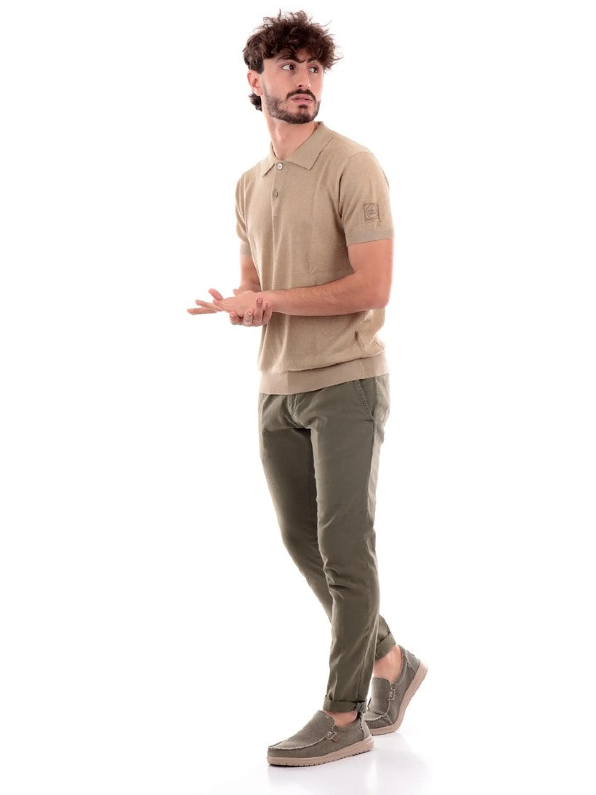 MURPHY & NYE Maglie*Polo Murphy&Nye beige da uomo M51800
