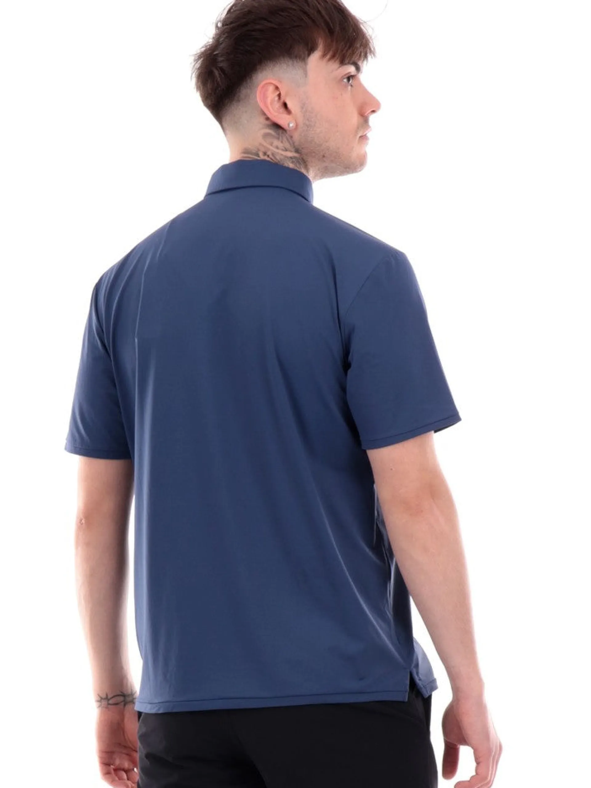 RRD Polo*Polo blu da uomo con taschino Oxford 24214