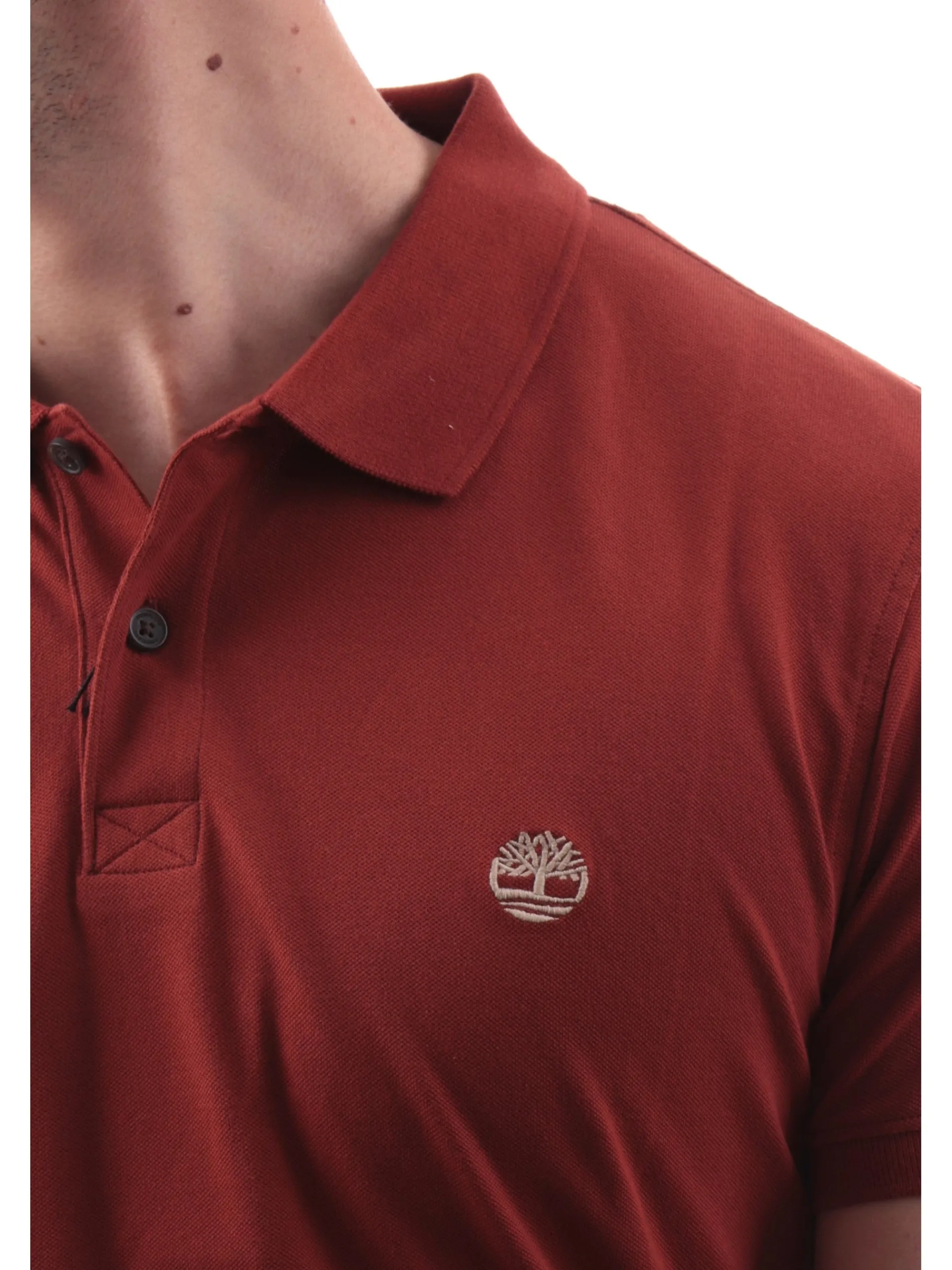 TIMBERLAND Polo*Polo bordeaux Millers River da uomo Slim Fit TB0A6BX4