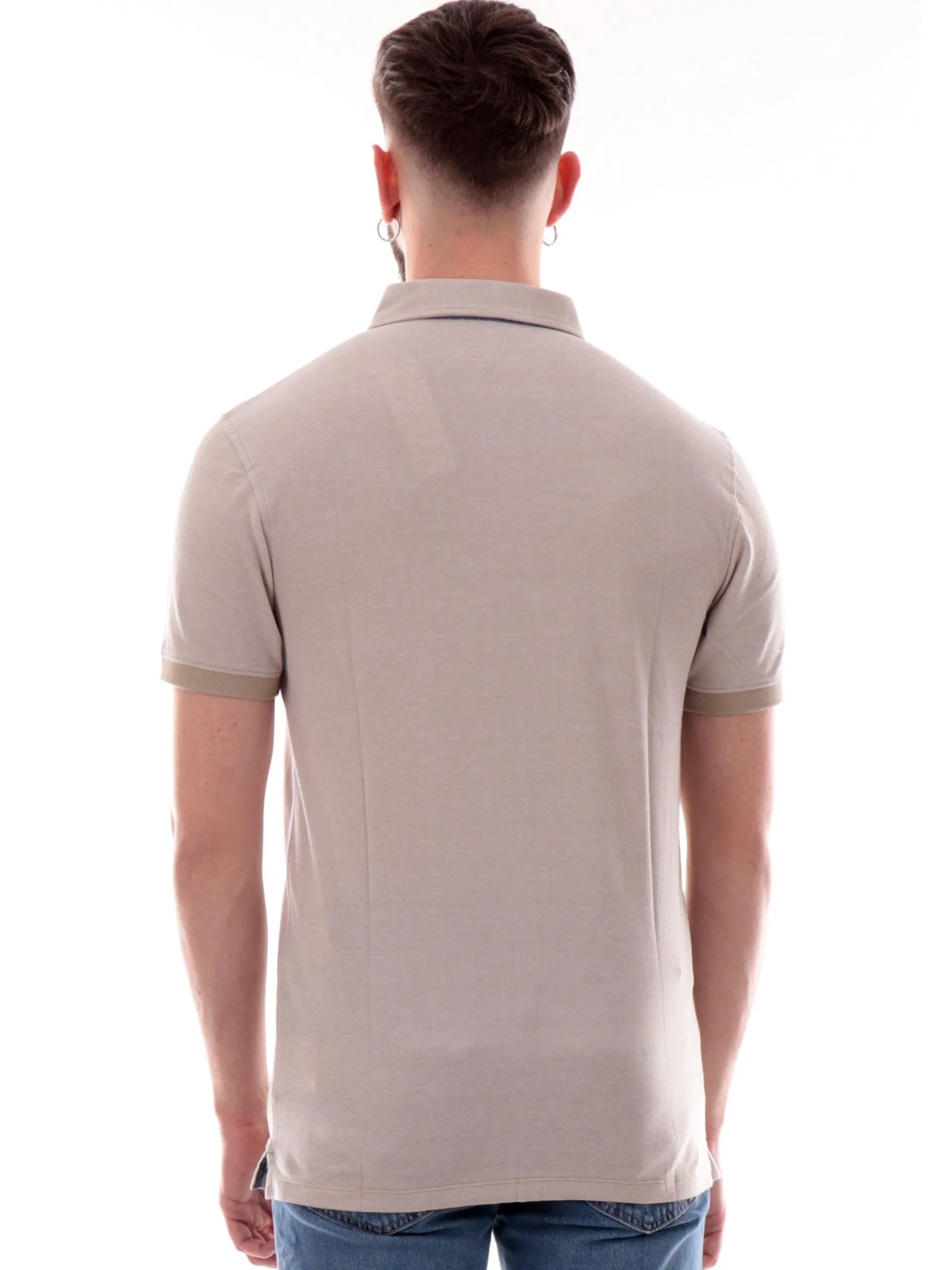TIMBERLAND Polo*Polo grigia Baboosic Brook Oxford da uomo Slim Fit TB0A6BWG