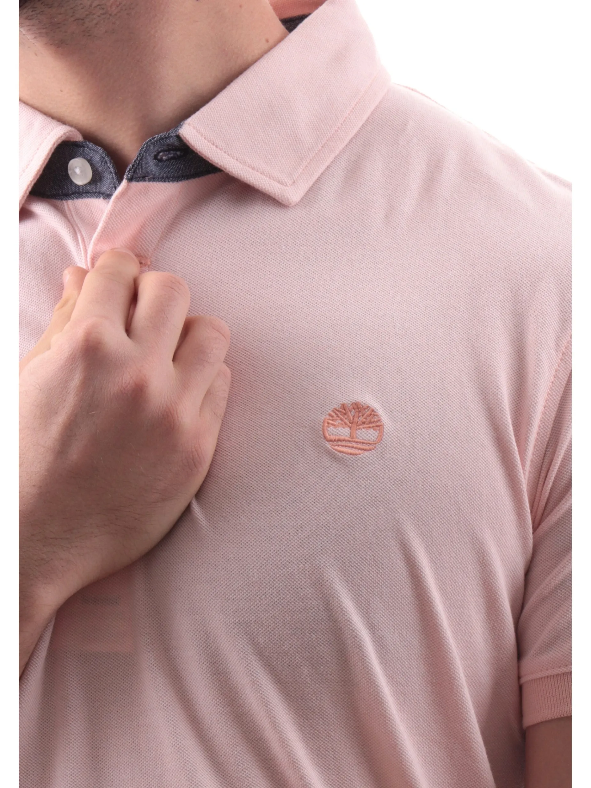 TIMBERLAND Polo*Polo rosa Baboosic Brook Oxford da uomo Slim Fit TB0A6BWG