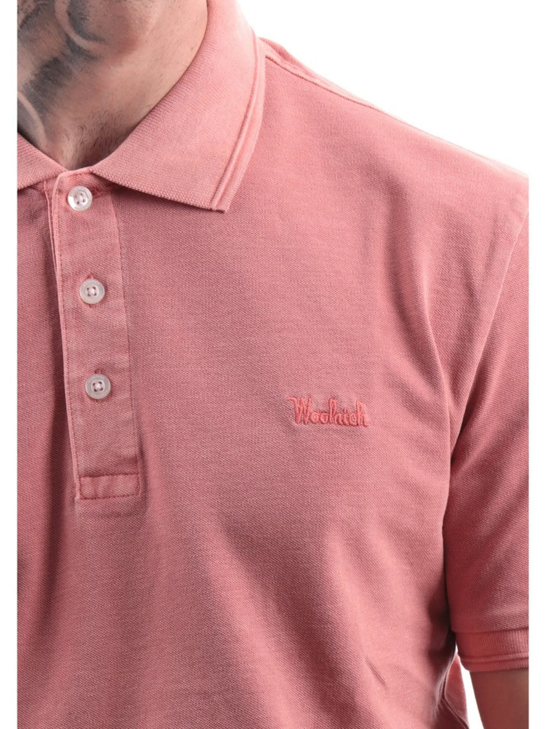 WOOLRICH Polo*Polo rosa salmone da uomo Mackinack 0065MRUT1483