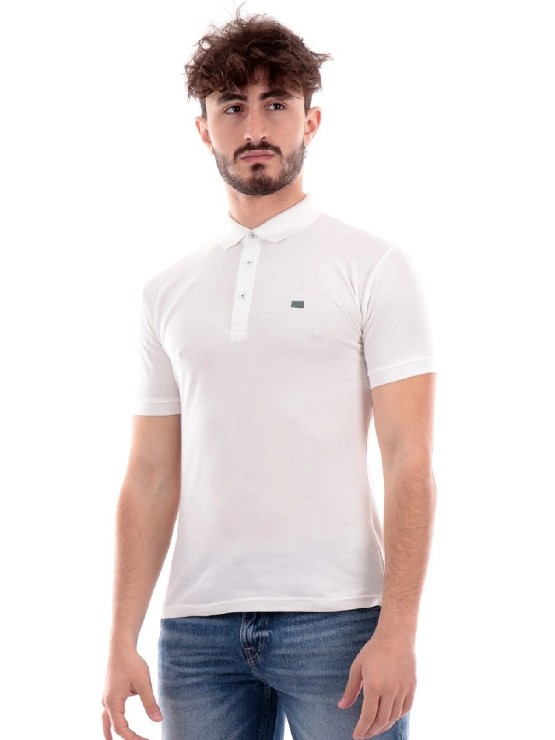 YES ZEE Polo*Polo bianca da uomo T767TS000