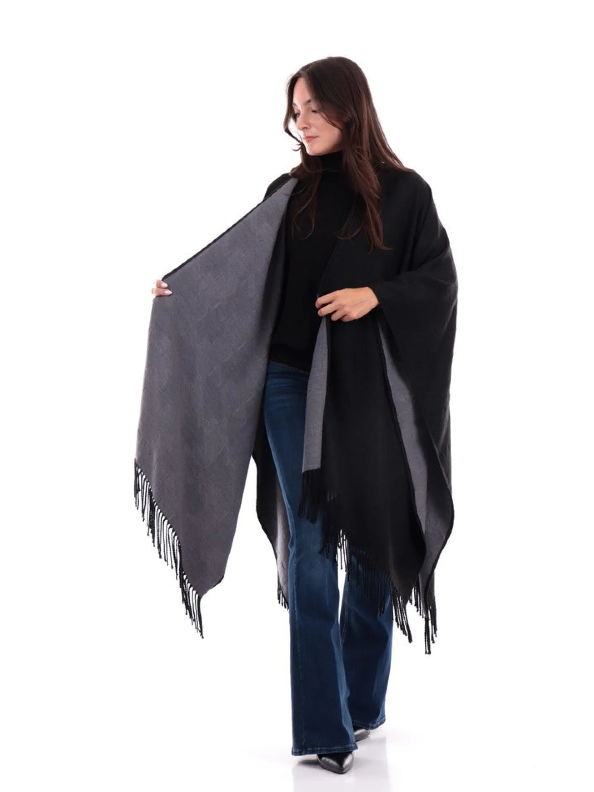 LIU JO MILANO Maglie*Poncho Liu Jo nero ricamato 2F3091T0300